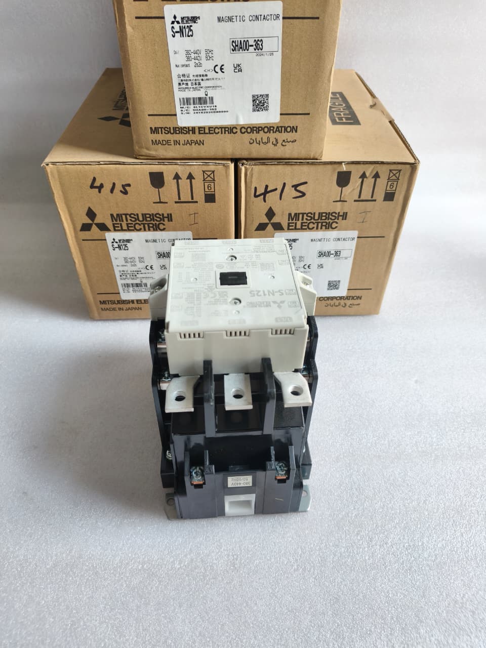 Mitsubishi Electric S-N125 (SN125) Magnetic Contactor | Heavy-Duty Industrial Motor Control Contactor thumbnail 3