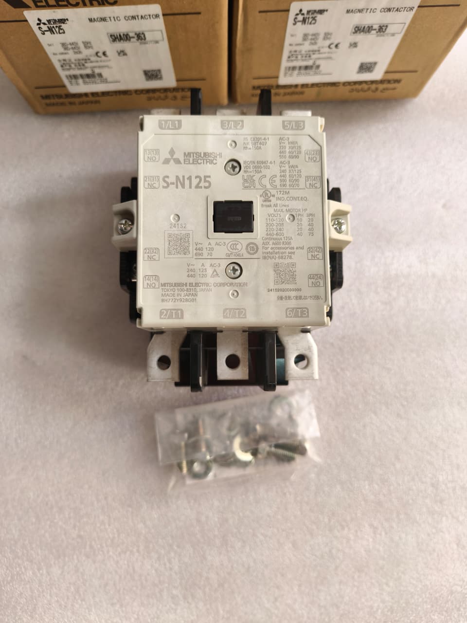 Mitsubishi Electric S-N125 (SN125) Magnetic Contactor | Heavy-Duty Industrial Motor Control Contactor thumbnail 6