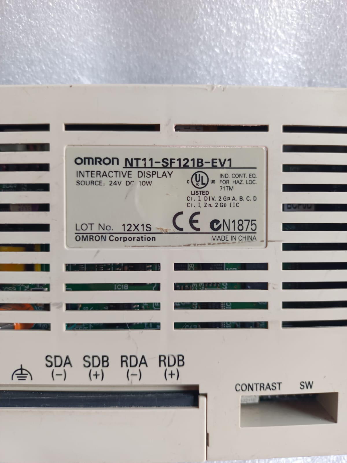 Omron NT11-SF121B-EV1 Industrial HMI Operator Interface Touch Panel thumbnail 9
