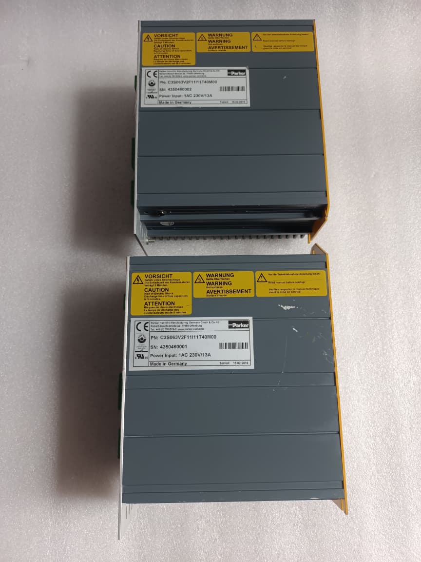 Parker C3S063V2F11I11T40M00 Servo Drive | High-Performance Industrial Motion Control Drive thumbnail 4