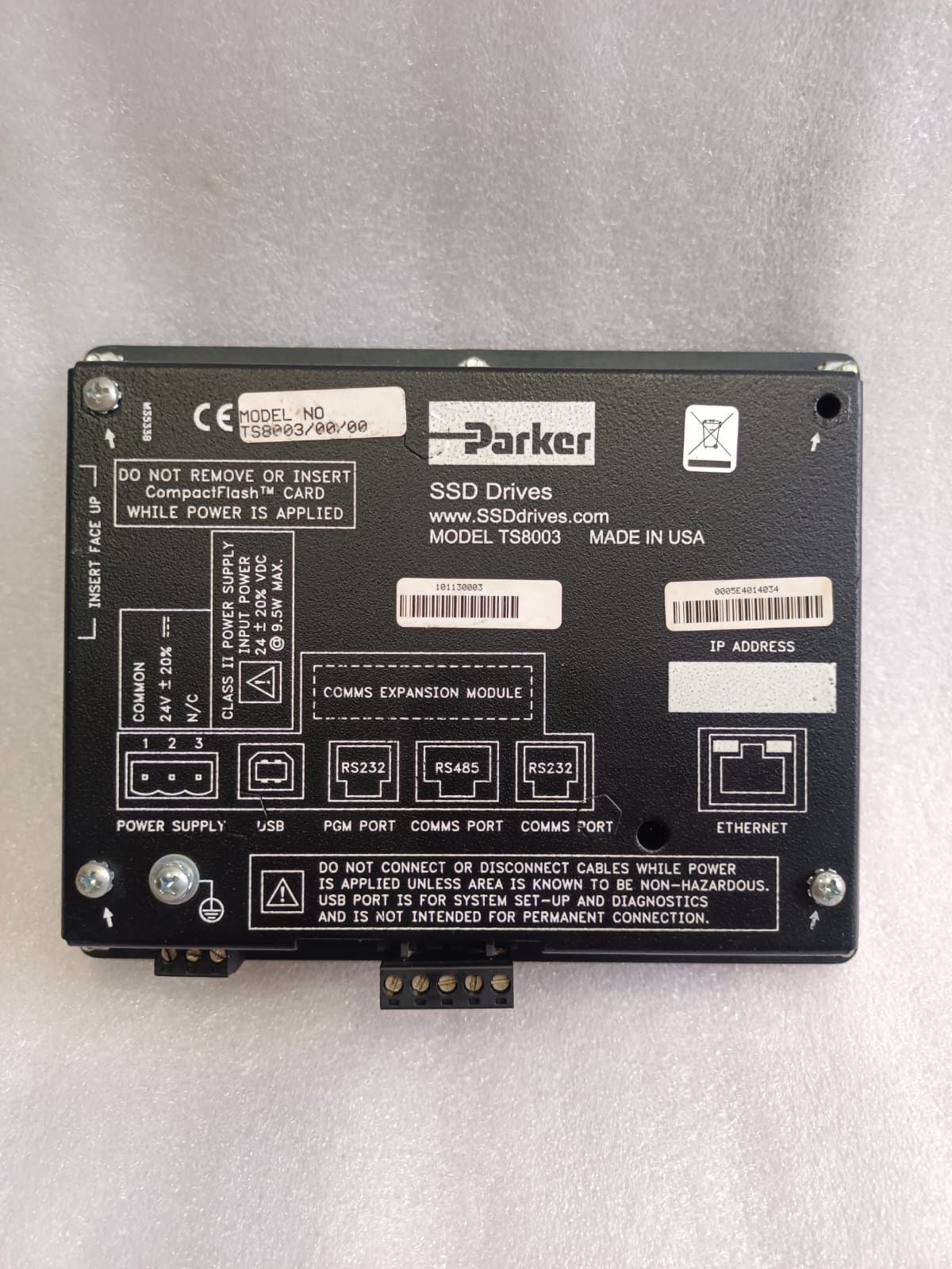 Parker TS8003/00/00 Industrial Touch Screen HMI Operator Panel thumbnail 10