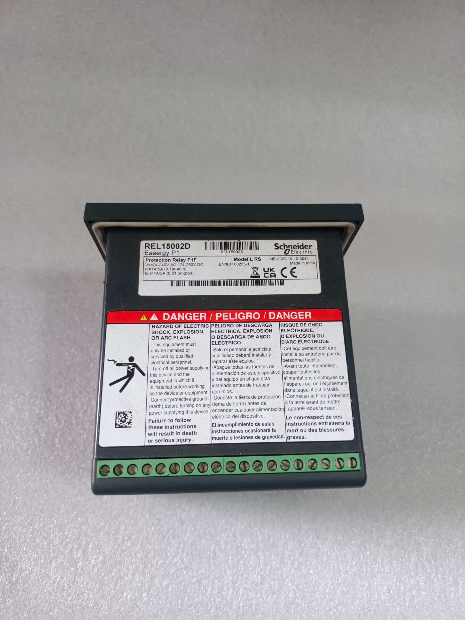 Schneider Easergy P1F REL15002D Protection Relay – Advanced Feeder And Overcurrent Protection Relay thumbnail 5
