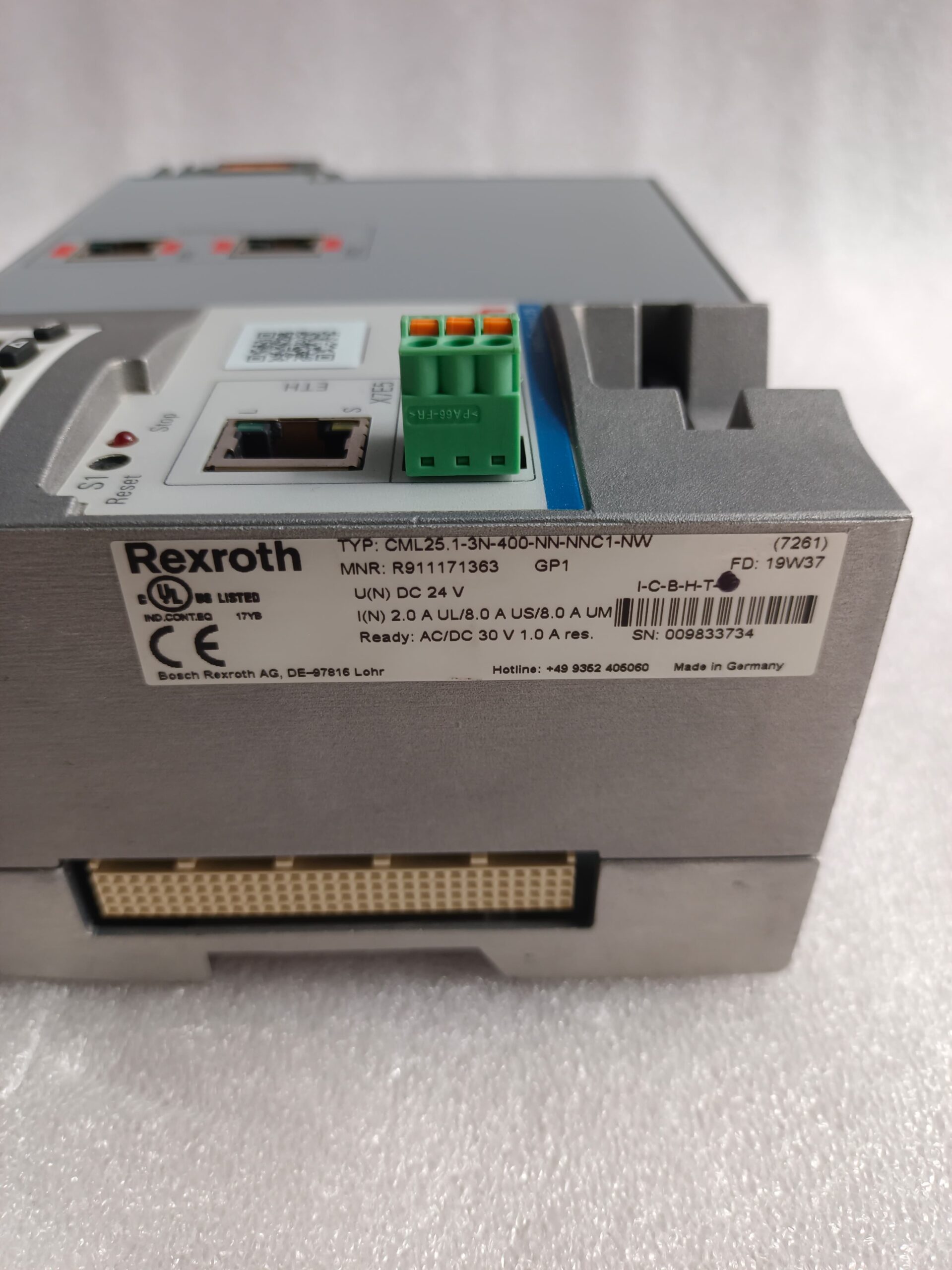 Bosch Rexroth IndraControl L25 CML25.1-3N-400-NN-NNC1-NW Industrial PLC Controller – Advanced Automation Control Unit thumbnail 8