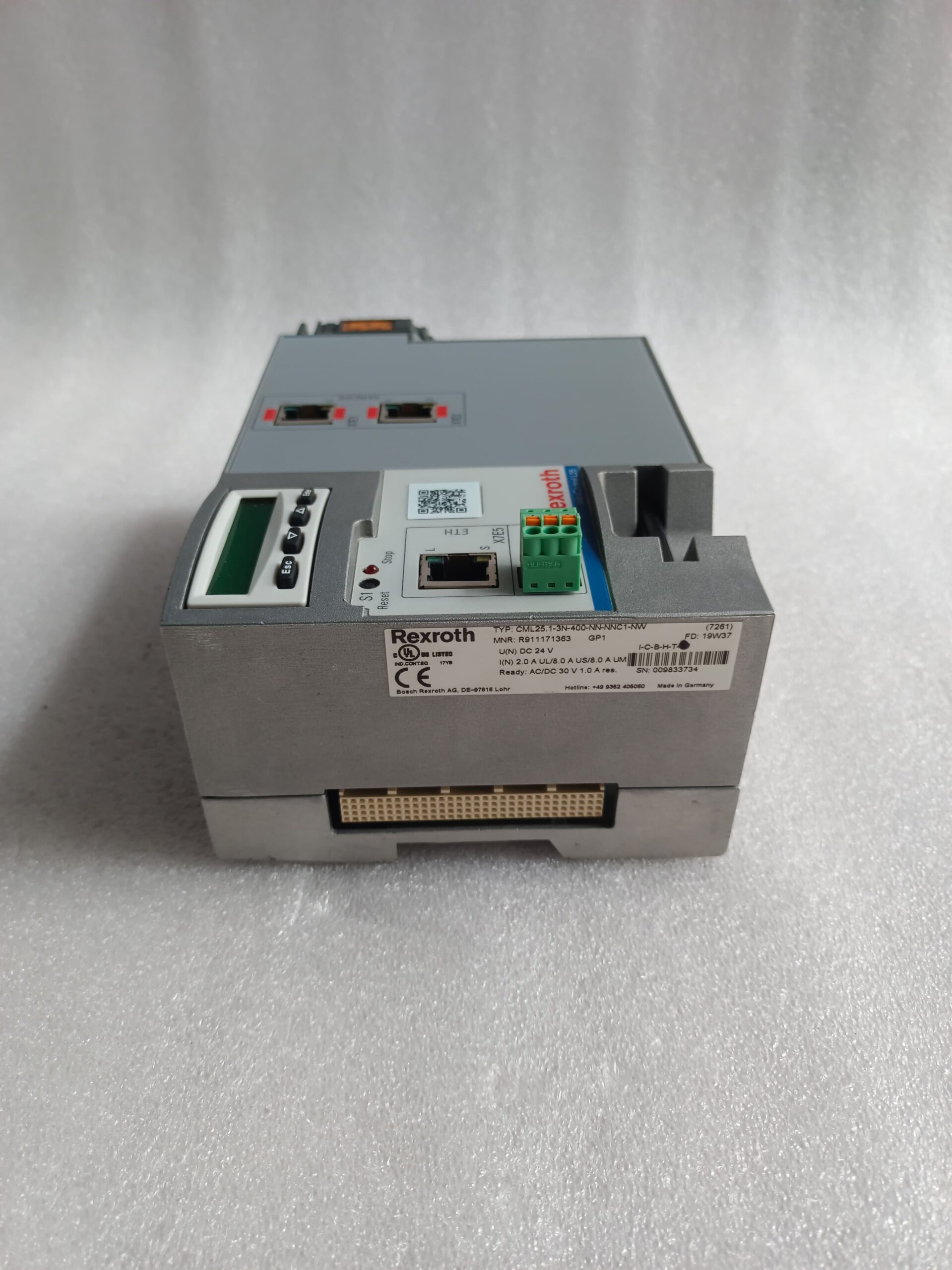 Bosch Rexroth IndraControl L25 CML25.1-3N-400-NN-NNC1-NW Industrial PLC Controller – Advanced Automation Control Unit thumbnail 9