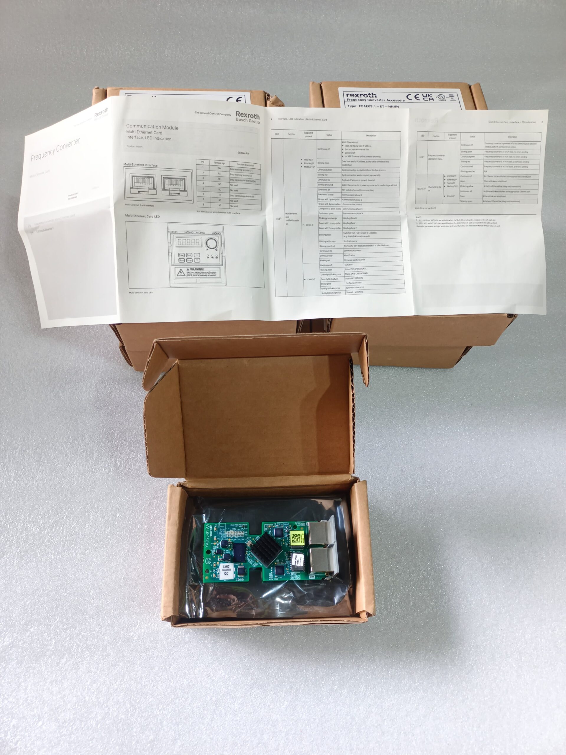Bosch Rexroth FEAE03.1-ET-NNNN R912006134 Industrial Automation Control Module | High-Performance Drive System Component thumbnail 6