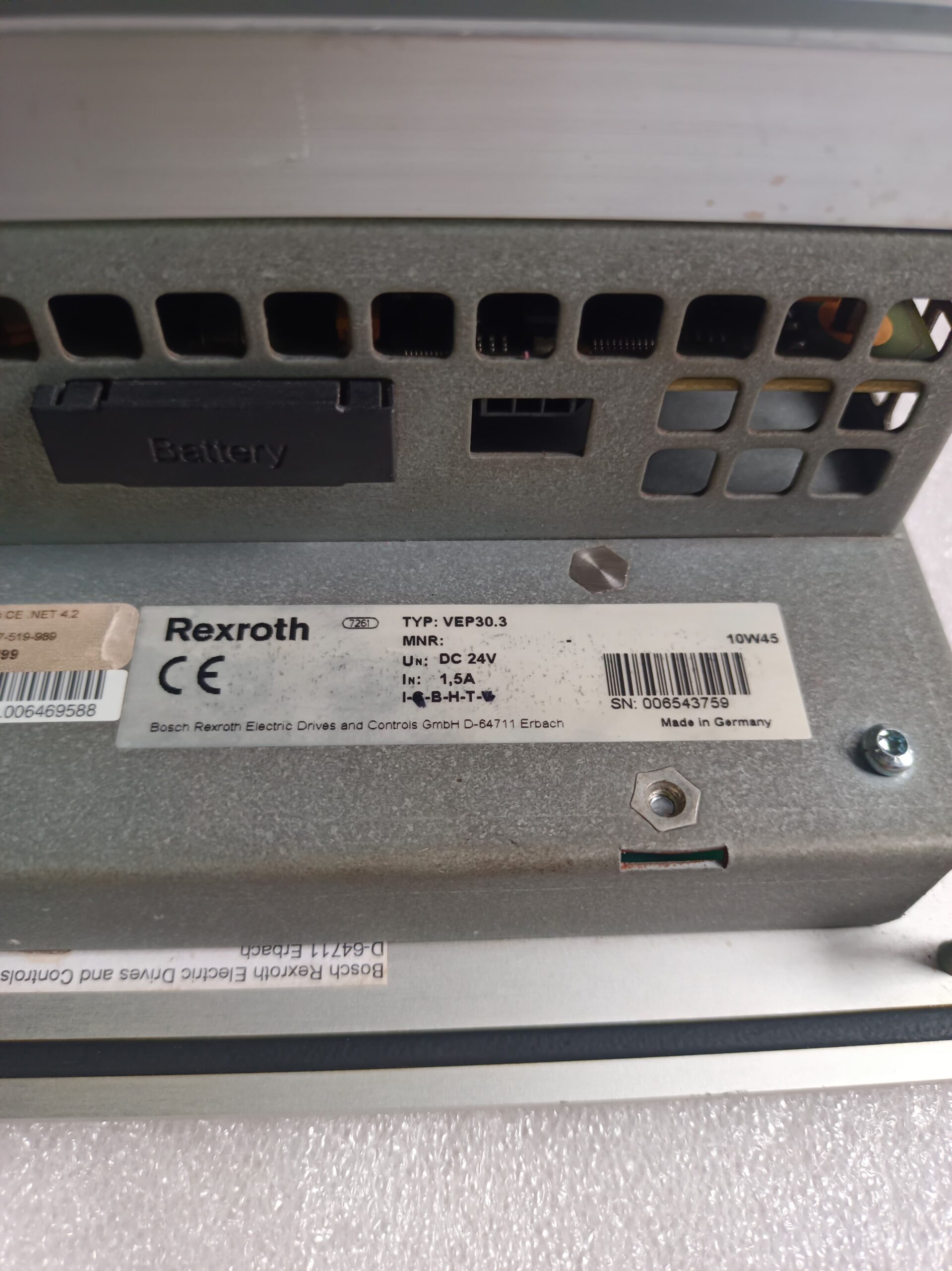 Rexroth IndraControl VEP30 VEP30.3CCN-256NN-MAD-128-NN-FW Industrial Panel PC thumbnail 5