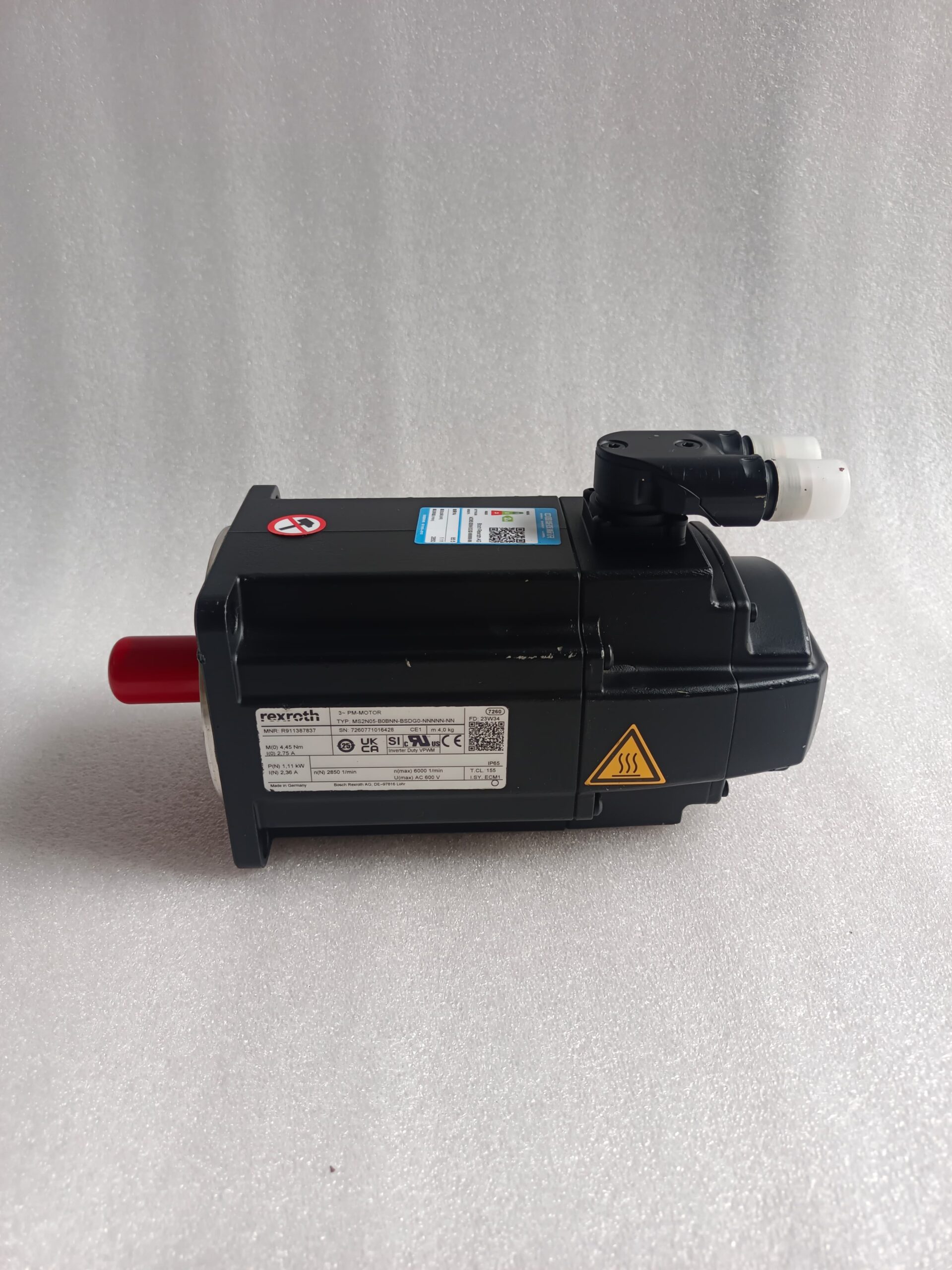 Rexroth MS2N05-B0BNN-BSDG0-NNNNN-NN Servo Motor R911387837 – High Dynamic Precision Industrial Servo Motor thumbnail 5