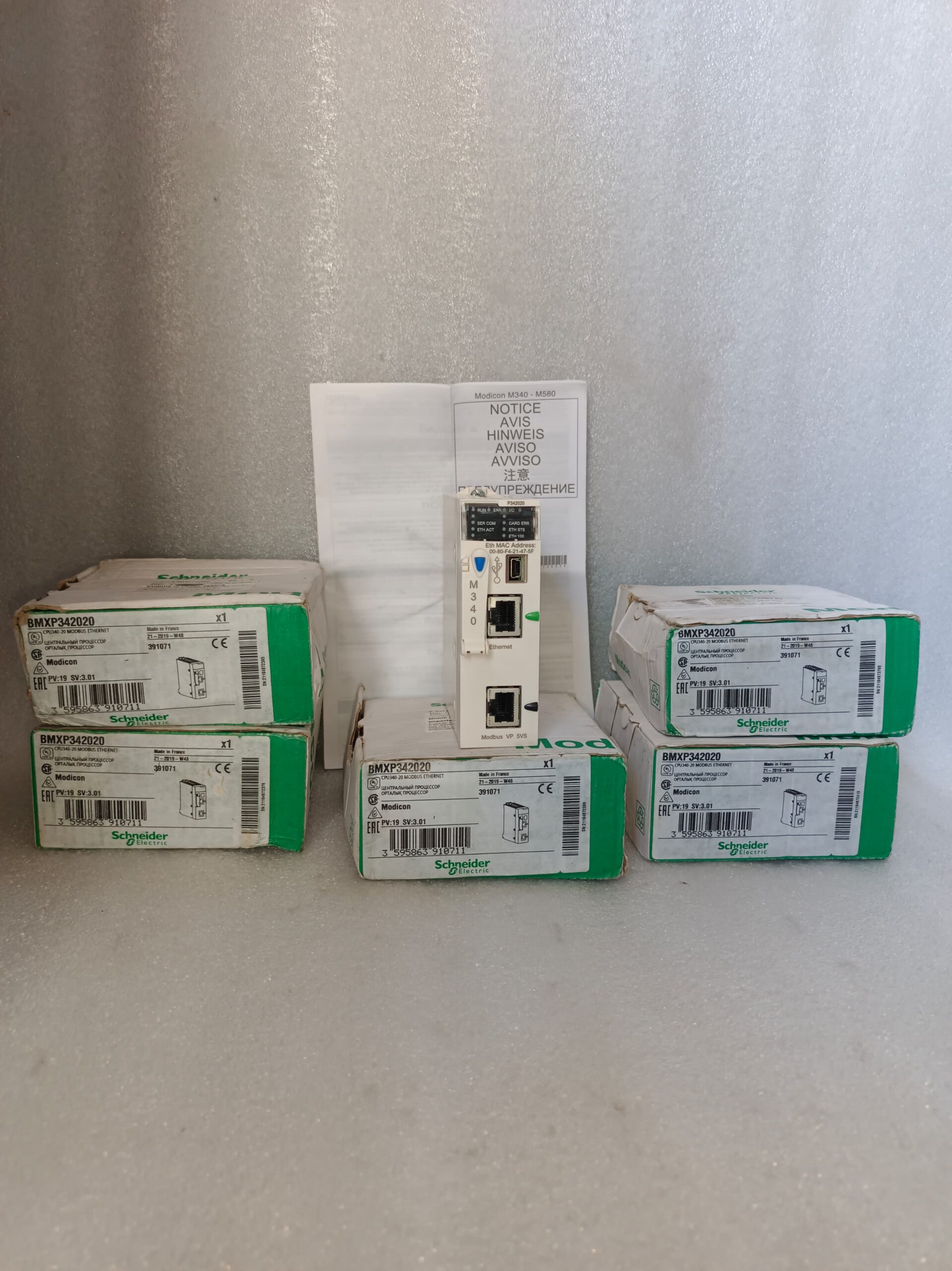 Schneider Electric BMXP342020 CPU340-20 Modicon M340 PLC Processor | Modbus And Ethernet Industrial Automation Controller thumbnail 4