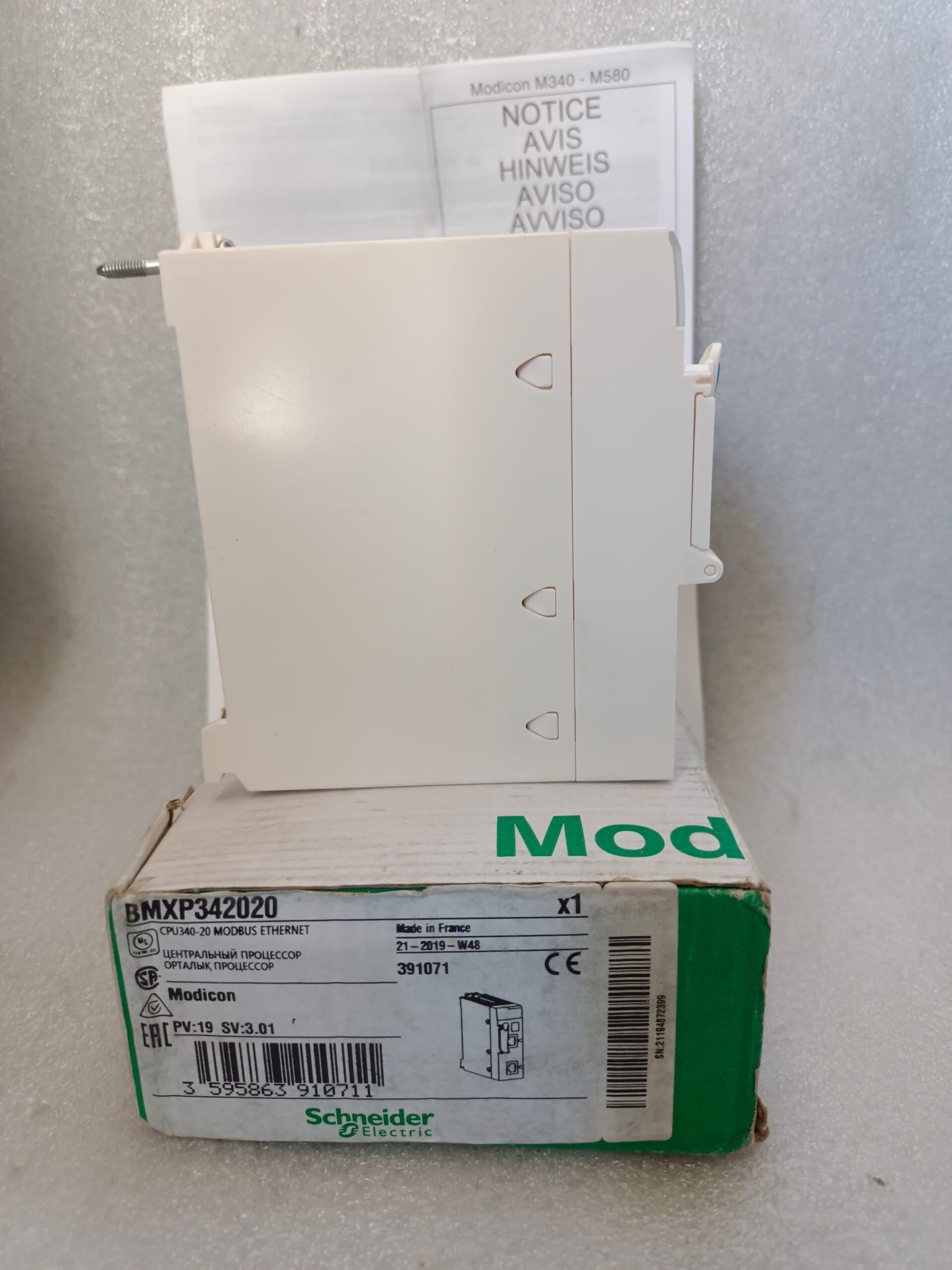 Schneider Electric BMXP342020 CPU340-20 Modicon M340 PLC Processor | Modbus And Ethernet Industrial Automation Controller thumbnail 5