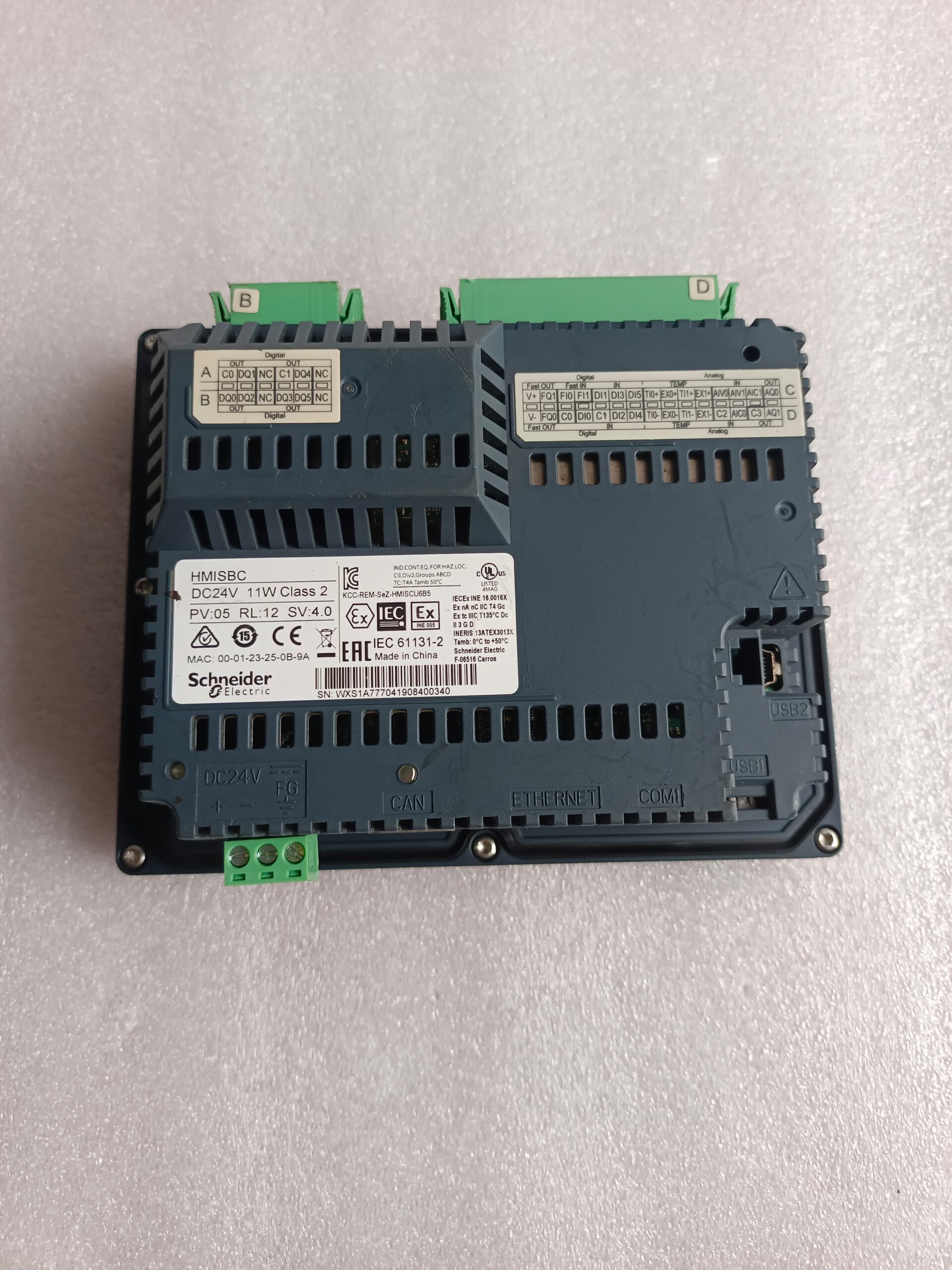 Schneider Electric HMIS85 Magelis HMI 8.4” Touchscreen Operator Panel | Model HMISBC | Industrial HMI Display thumbnail 6