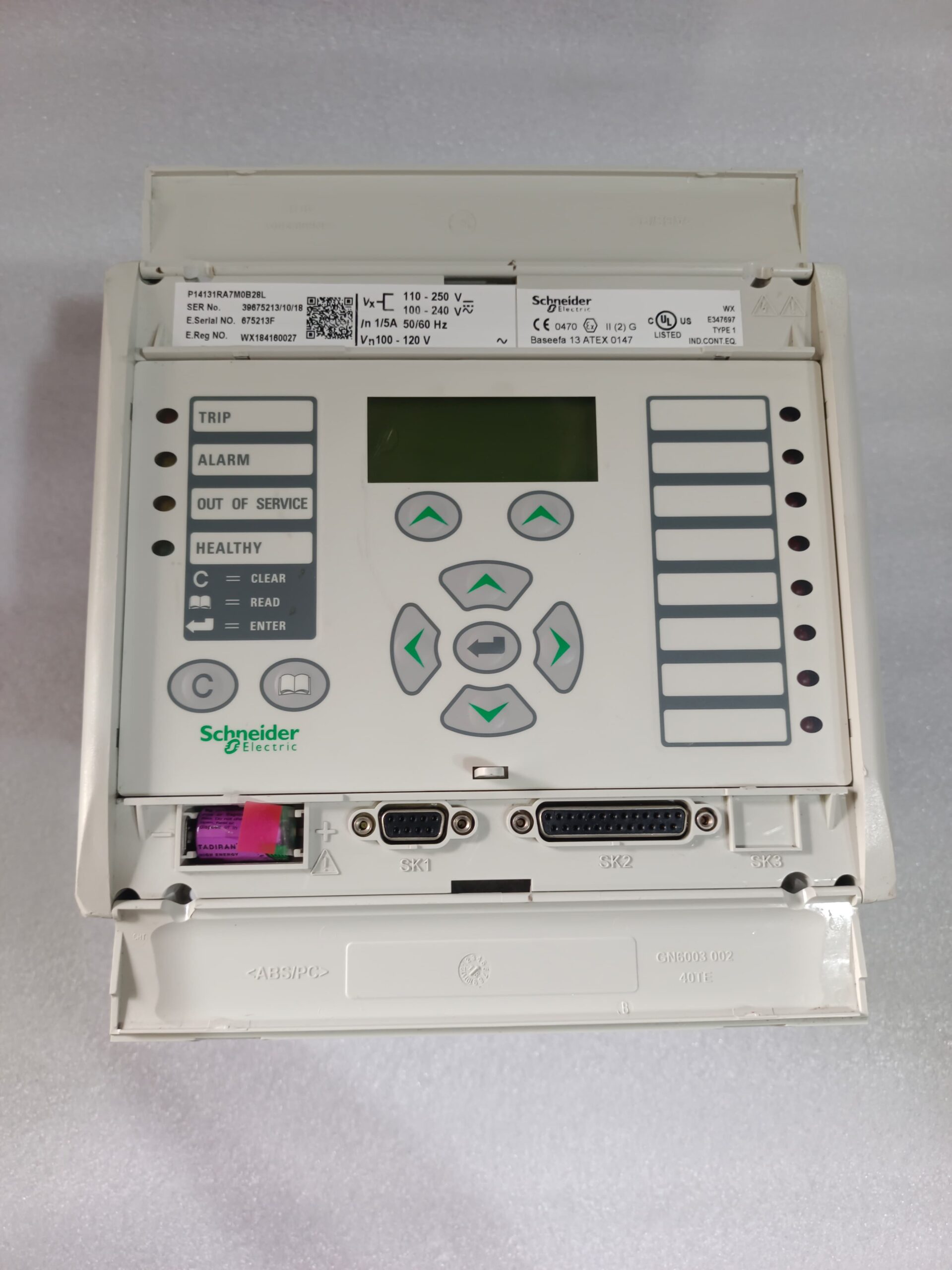 Schneider MiCOM P141 P14131RA7M0B28L Protection Relay – Advanced Feeder And Overcurrent Protection Relay thumbnail 3
