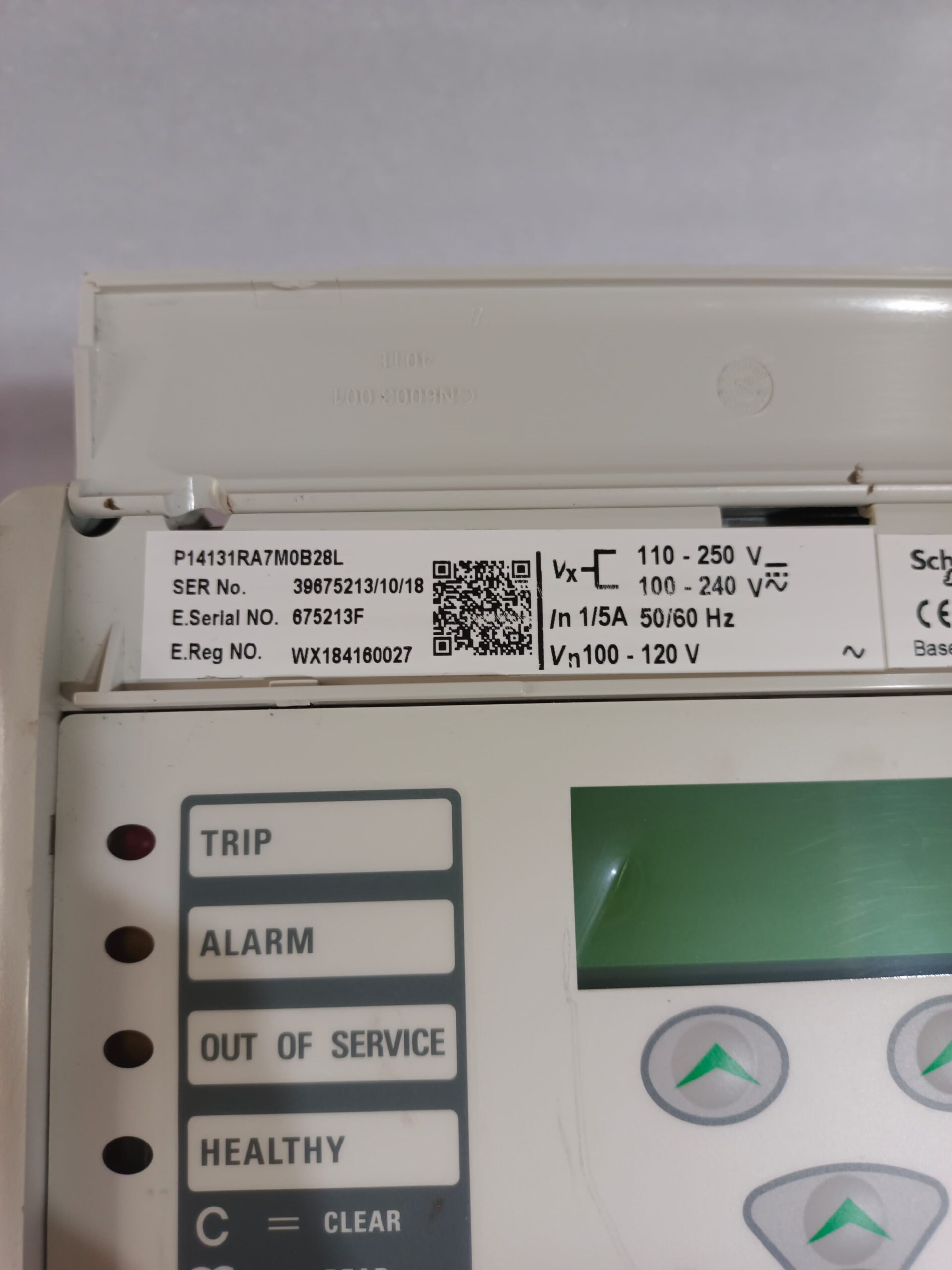Schneider MiCOM P141 P14131RA7M0B28L Protection Relay – Advanced Feeder And Overcurrent Protection Relay thumbnail 4