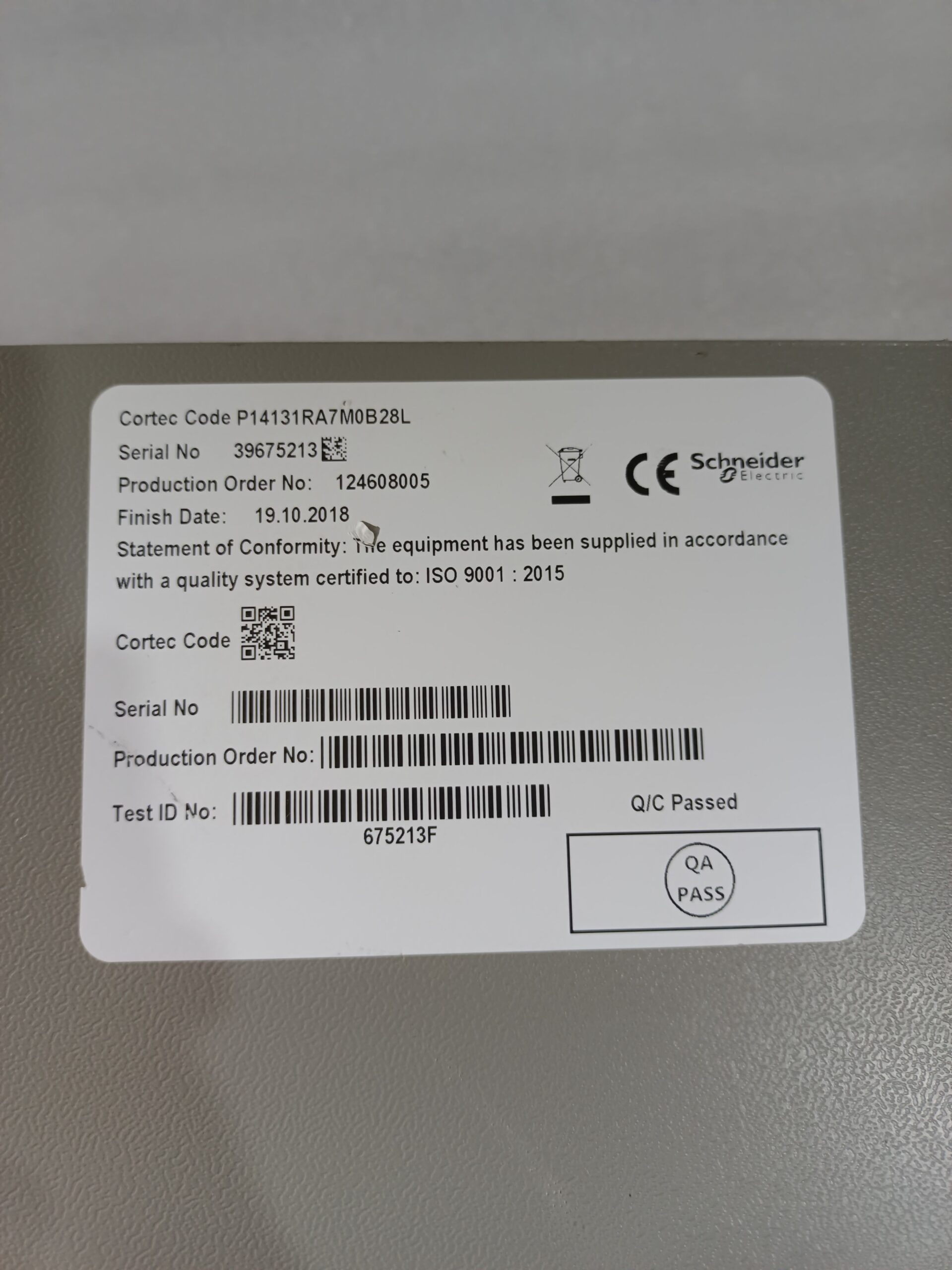 Schneider MiCOM P141 P14131RA7M0B28L Protection Relay – Advanced Feeder And Overcurrent Protection Relay thumbnail 7