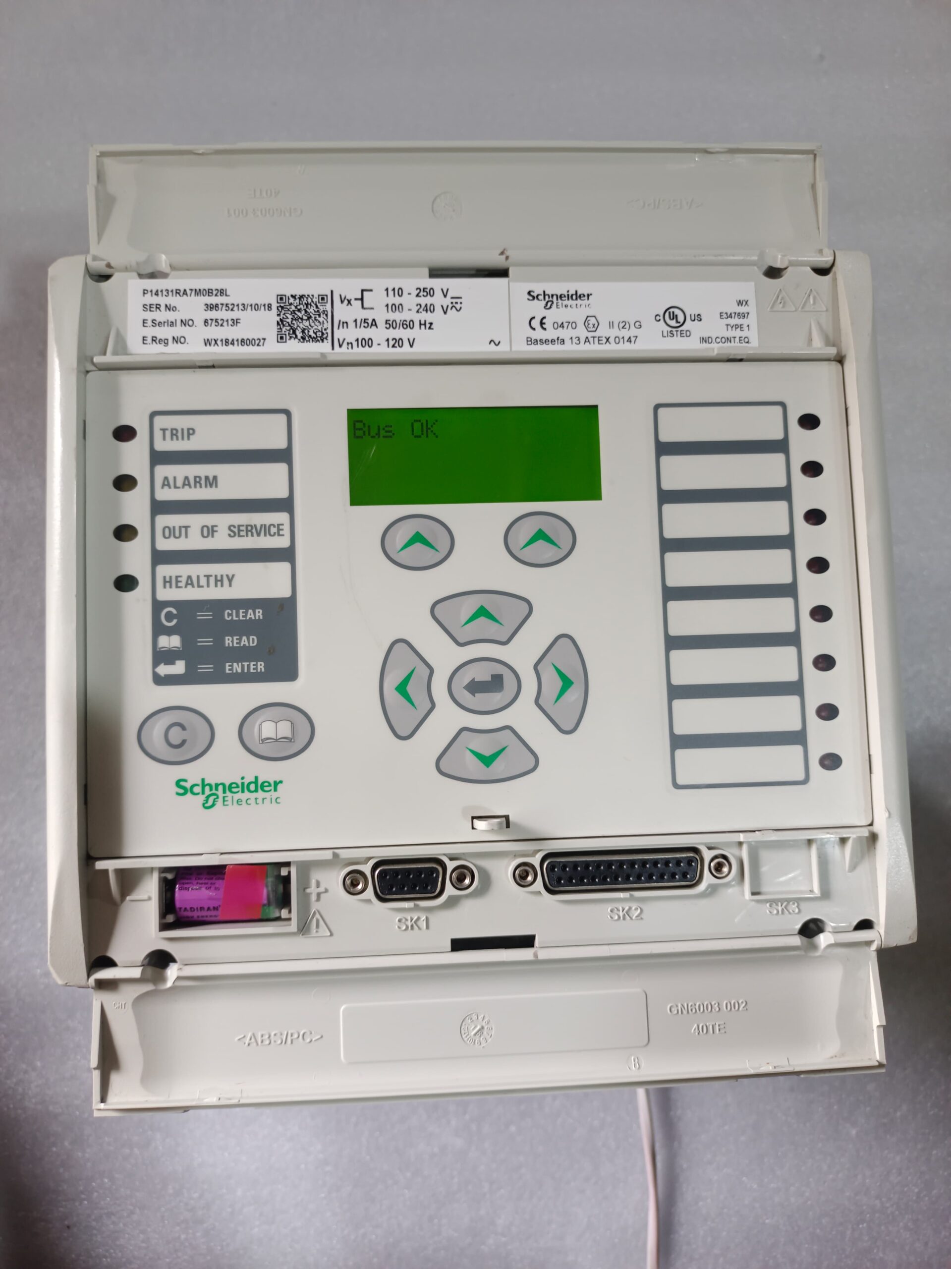 Schneider MiCOM P141 P14131RA7M0B28L Protection Relay – Advanced Feeder And Overcurrent Protection Relay thumbnail 9