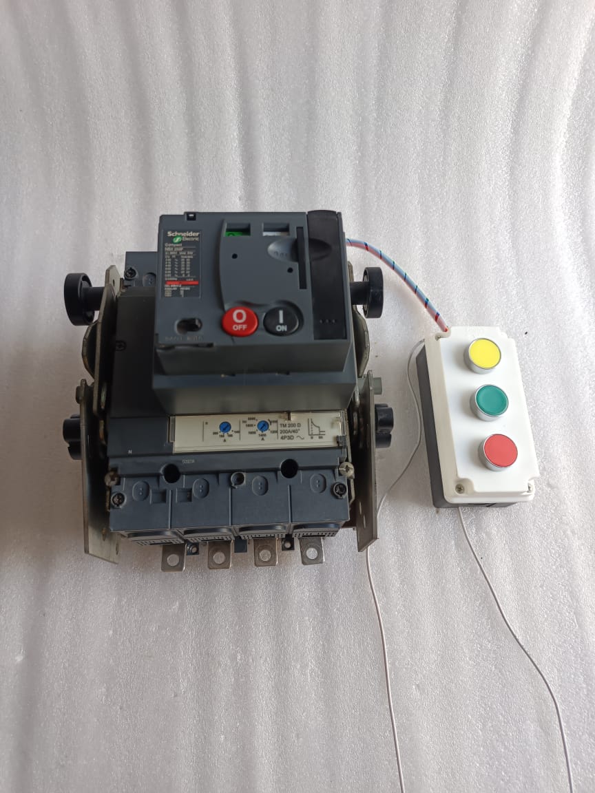 200A Motorised MCCB 3P – NSX250F with Motor Mechanism for Remote Operation | Industrial Protection thumbnail 2