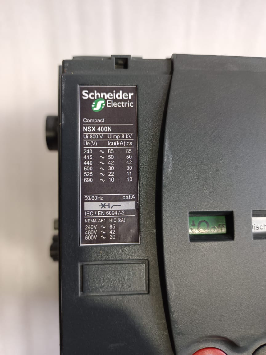 Schneider NSX400N Motorised MCCB 400A Drawout | 3/4 Pole Compact NSX Molded Case Circuit Breaker thumbnail 3