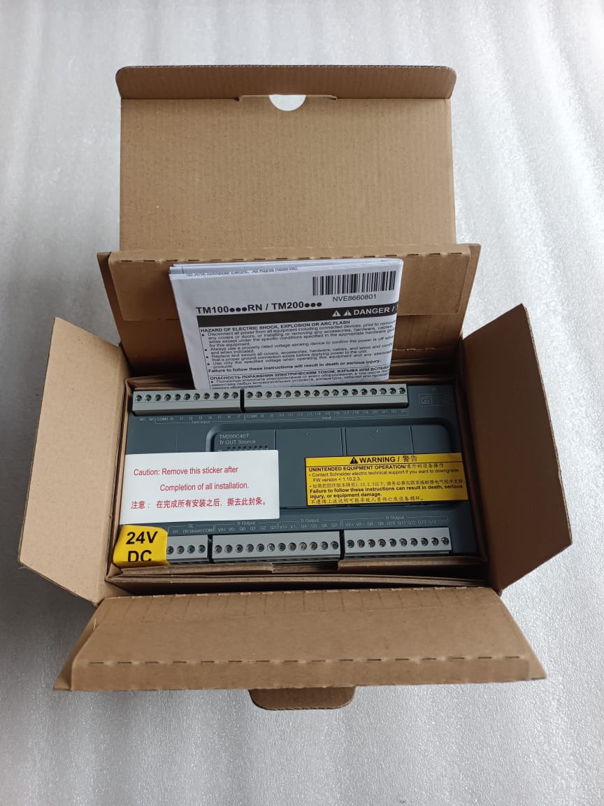 Schneider Electric TM200C40T Modicon M200 PLC Controller 40 I/O 24VDC Transistor Source Output thumbnail 4