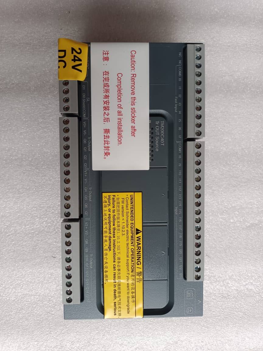 Schneider Electric TM200C40T Modicon M200 PLC Controller 40 I/O 24VDC Transistor Source Output thumbnail 6