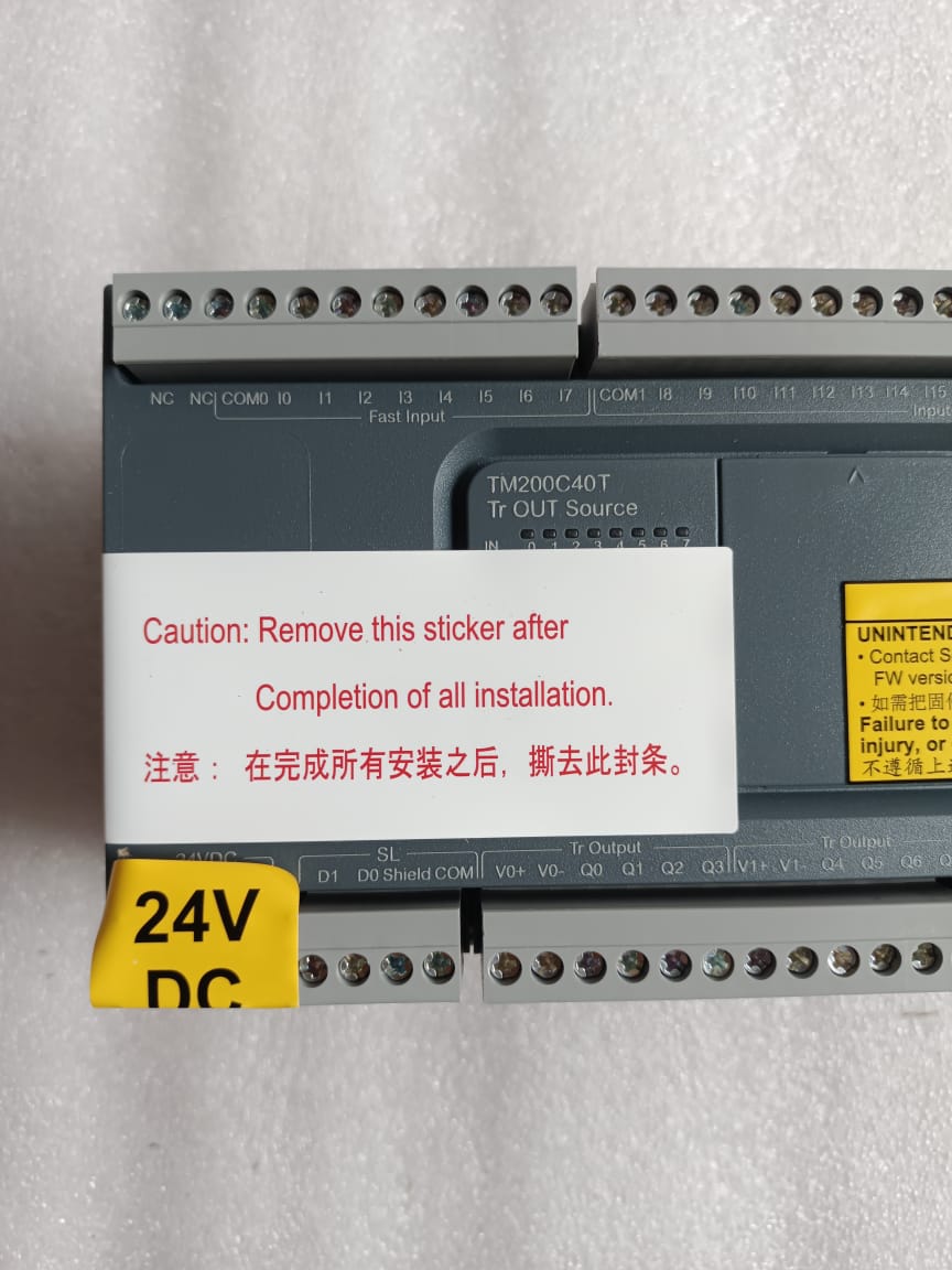 Schneider Electric TM200C40T Modicon M200 PLC Controller 40 I/O 24VDC Transistor Source Output thumbnail 7