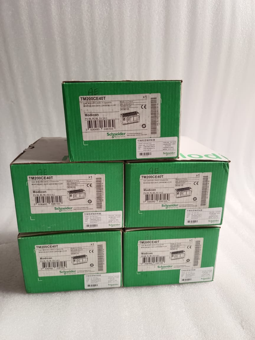 Schneider Electric TM200CE40T Modicon M200 PLC Controller 40 I/O 24VDC Transistor Source Output with Ethernet Communication thumbnail 2