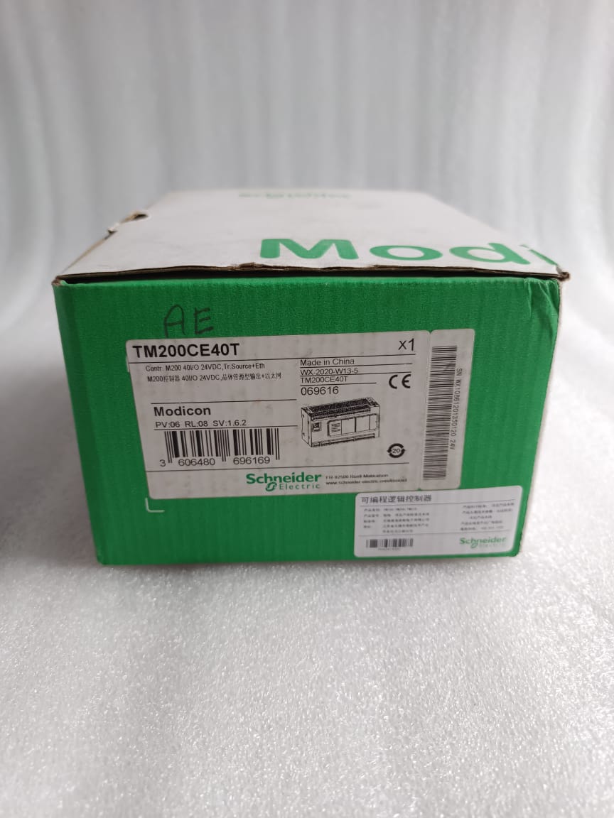 Schneider Electric TM200CE40T Modicon M200 PLC Controller 40 I/O 24VDC Transistor Source Output with Ethernet Communication thumbnail 3