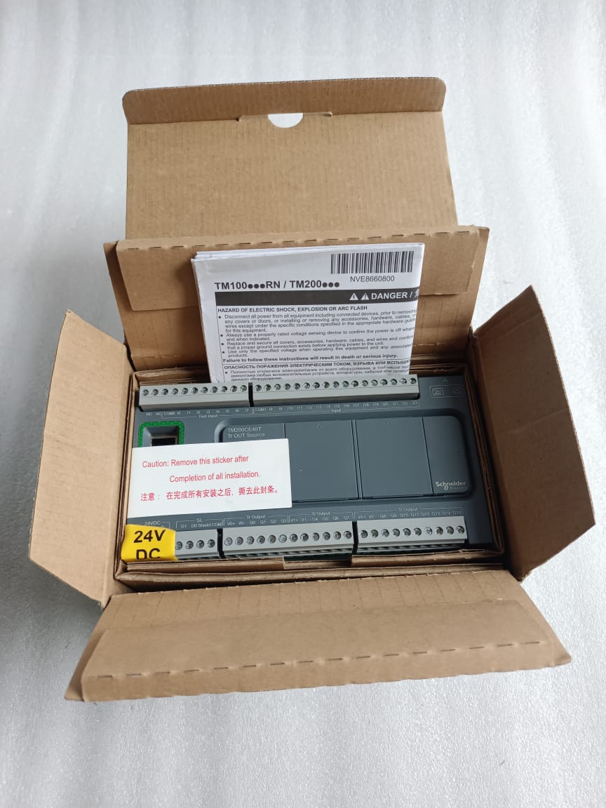 Schneider Electric TM200CE40T Modicon M200 PLC Controller 40 I/O 24VDC Transistor Source Output with Ethernet Communication thumbnail 4