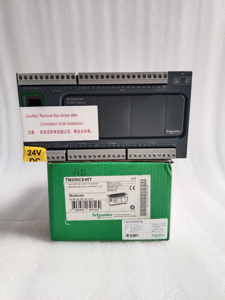 Schneider Electric TM200CE40T Modicon M200 PLC Controller 40 I/O 24VDC Transistor Source Output with Ethernet Communication thumbnail 5