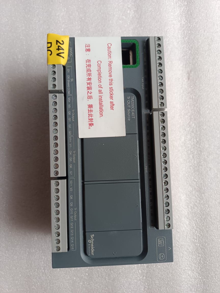 Schneider Electric TM200CE40T Modicon M200 PLC Controller 40 I/O 24VDC Transistor Source Output with Ethernet Communication thumbnail 7