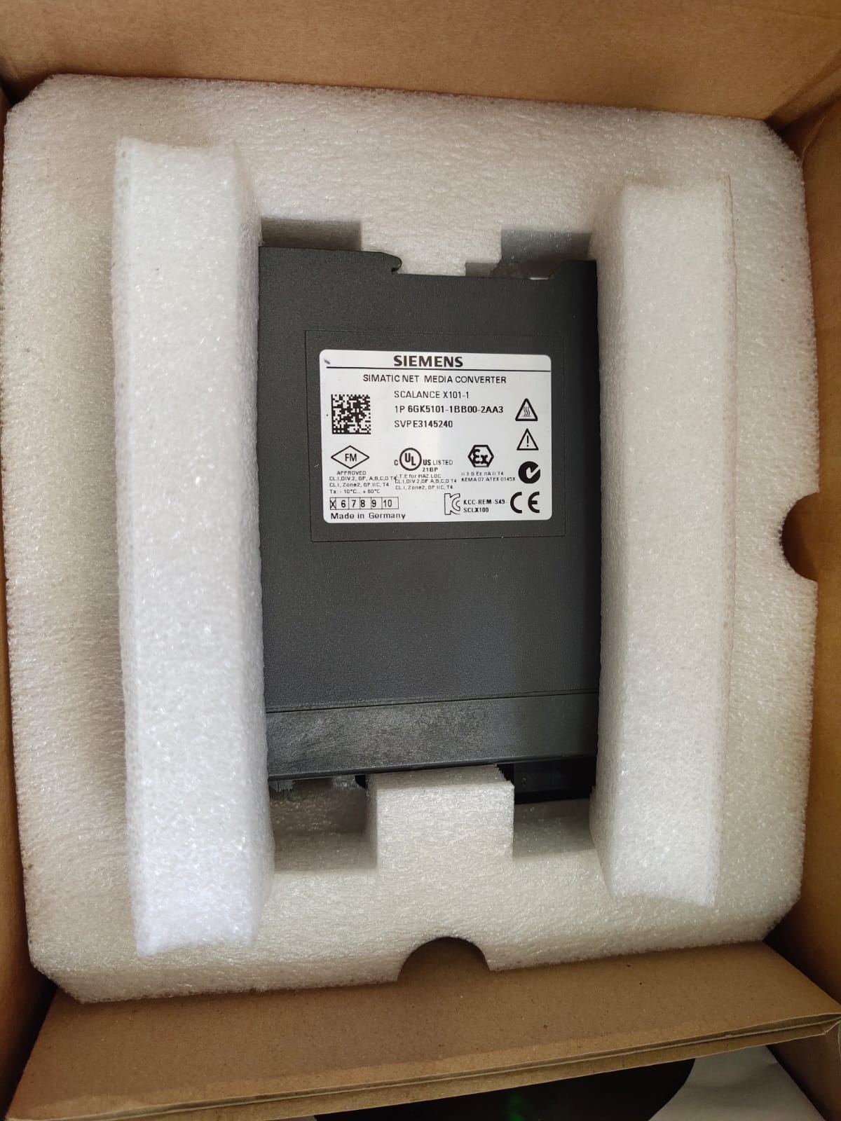 Siemens SCALANCE X101-1 6GK5101-1BB00-2AA3 SIMATIC NET Media Converter | Industrial Ethernet Fiber Optic Converter thumbnail 10