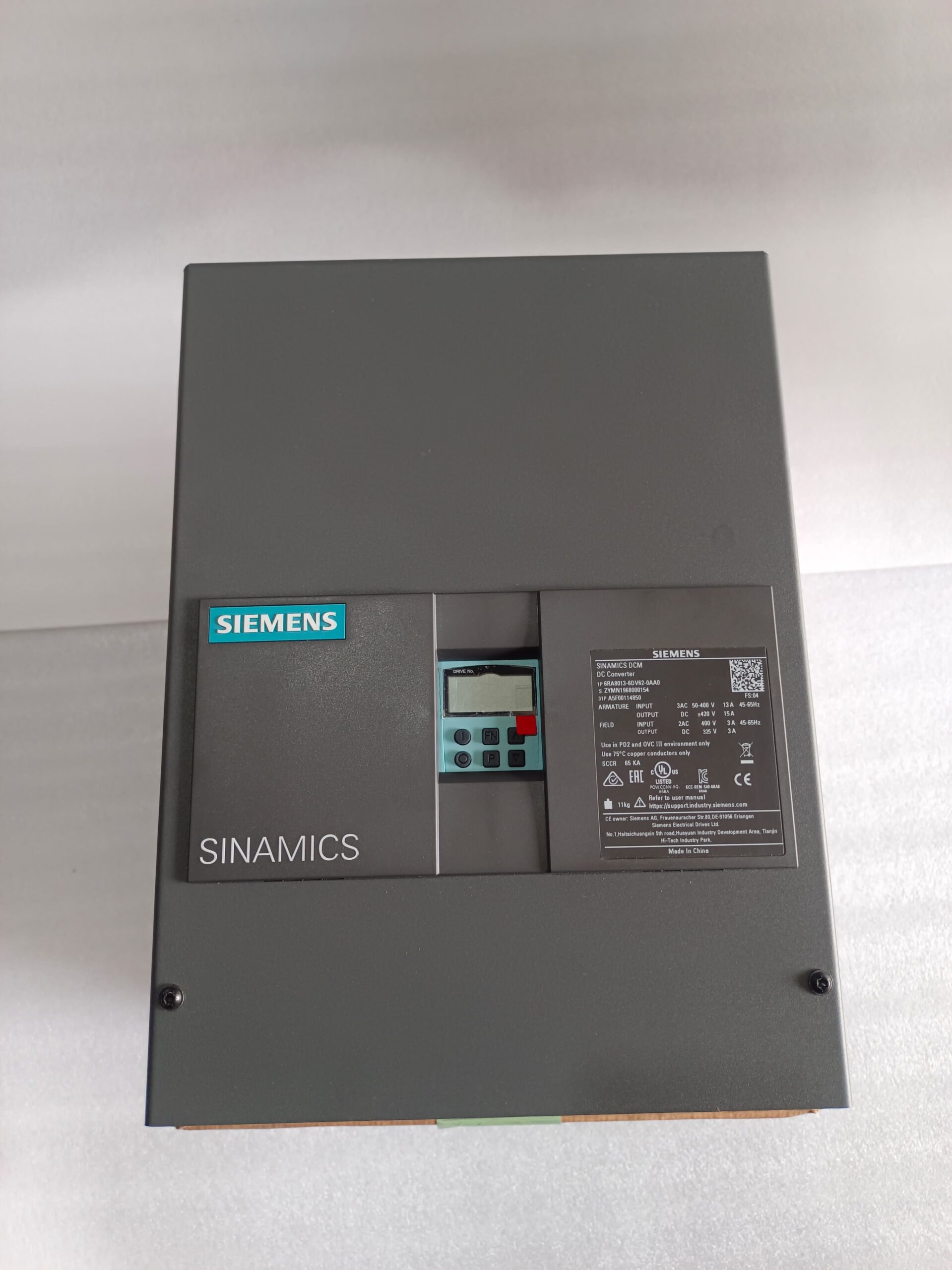 Siemens SINAMICS DCM 6RA8013-6DV62-0AA0 DC Converter Drive | Industrial DC Drive Converter for Motor Control Applications thumbnail 12