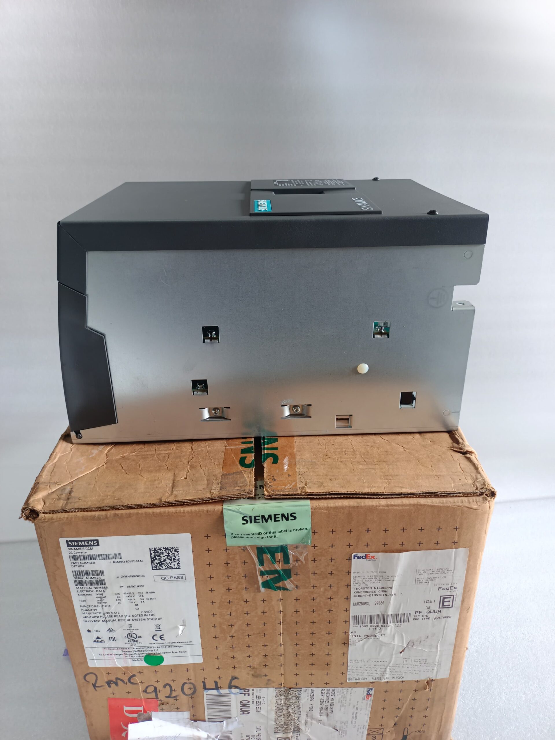 Siemens SINAMICS DCM 6RA8013-6DV62-0AA0 DC Converter Drive | Industrial DC Drive Converter for Motor Control Applications thumbnail 15