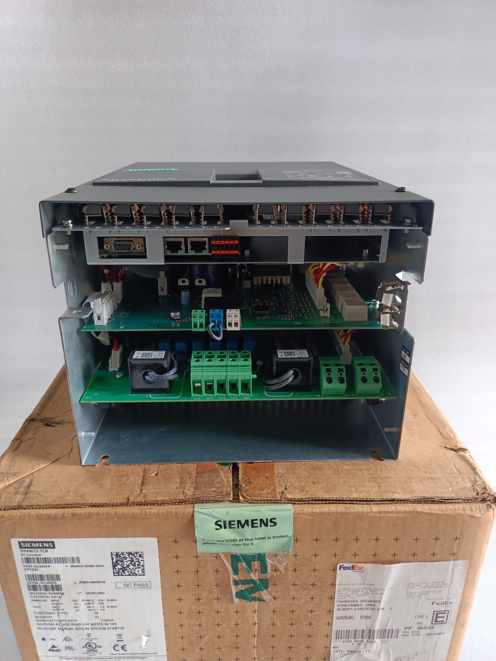 Siemens SINAMICS DCM 6RA8013-6DV62-0AA0 DC Converter Drive | Industrial DC Drive Converter for Motor Control Applications thumbnail 17