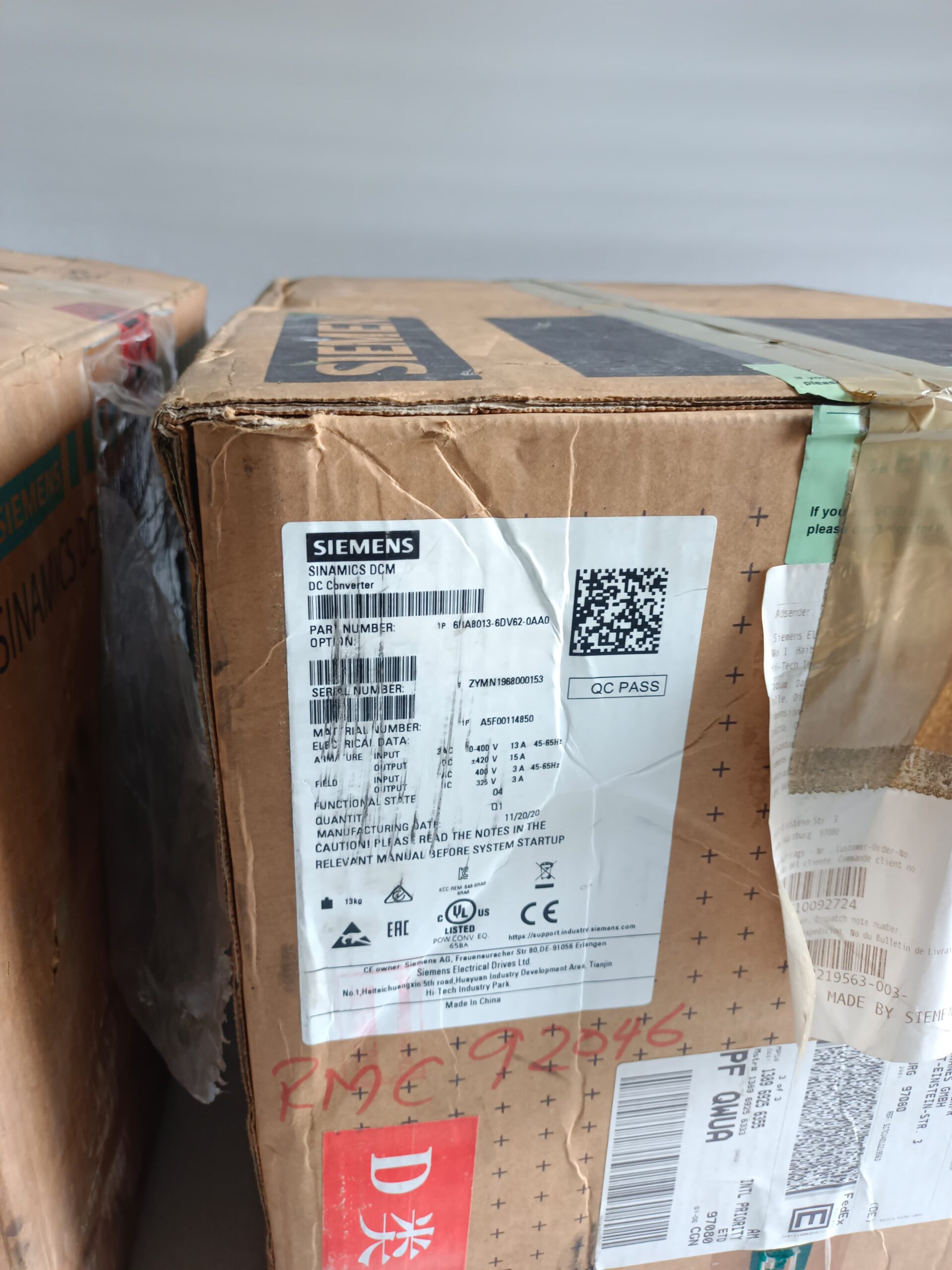 Siemens SINAMICS DCM 6RA8013-6DV62-0AA0 DC Converter Drive | Industrial DC Drive Converter for Motor Control Applications thumbnail 7