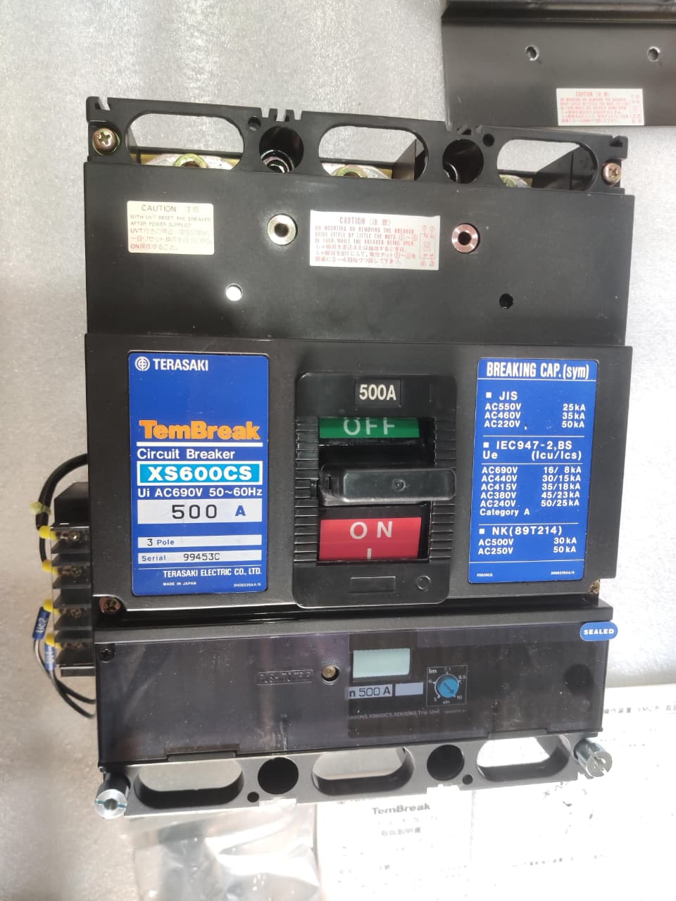 Terasaki XS600CS Motor Operator XMC6 for Circuit Breaker | Industrial ACB Motor Charging Mechanism thumbnail 12