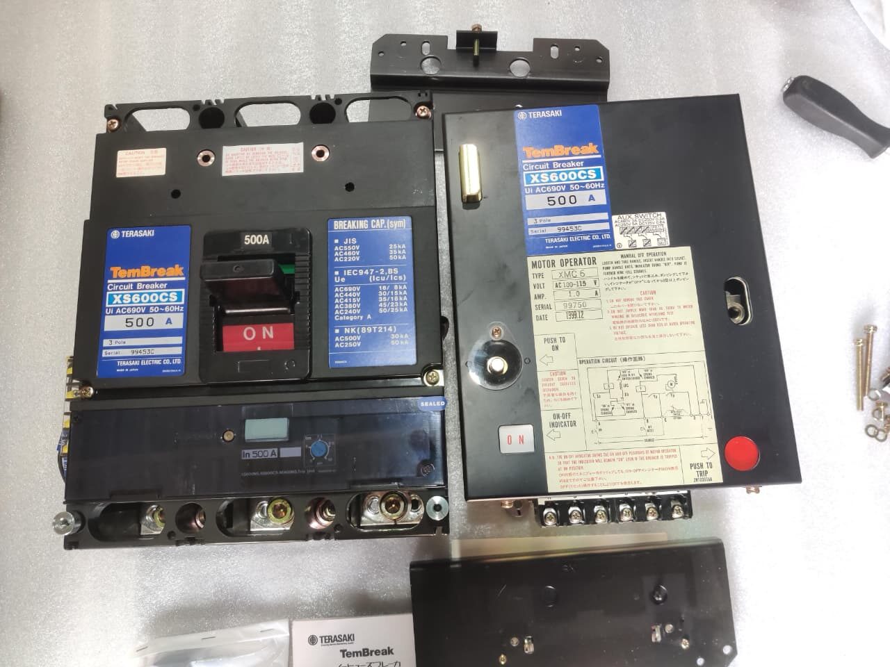 Terasaki XS600CS Motor Operator XMC6 for Circuit Breaker | Industrial ACB Motor Charging Mechanism thumbnail 9