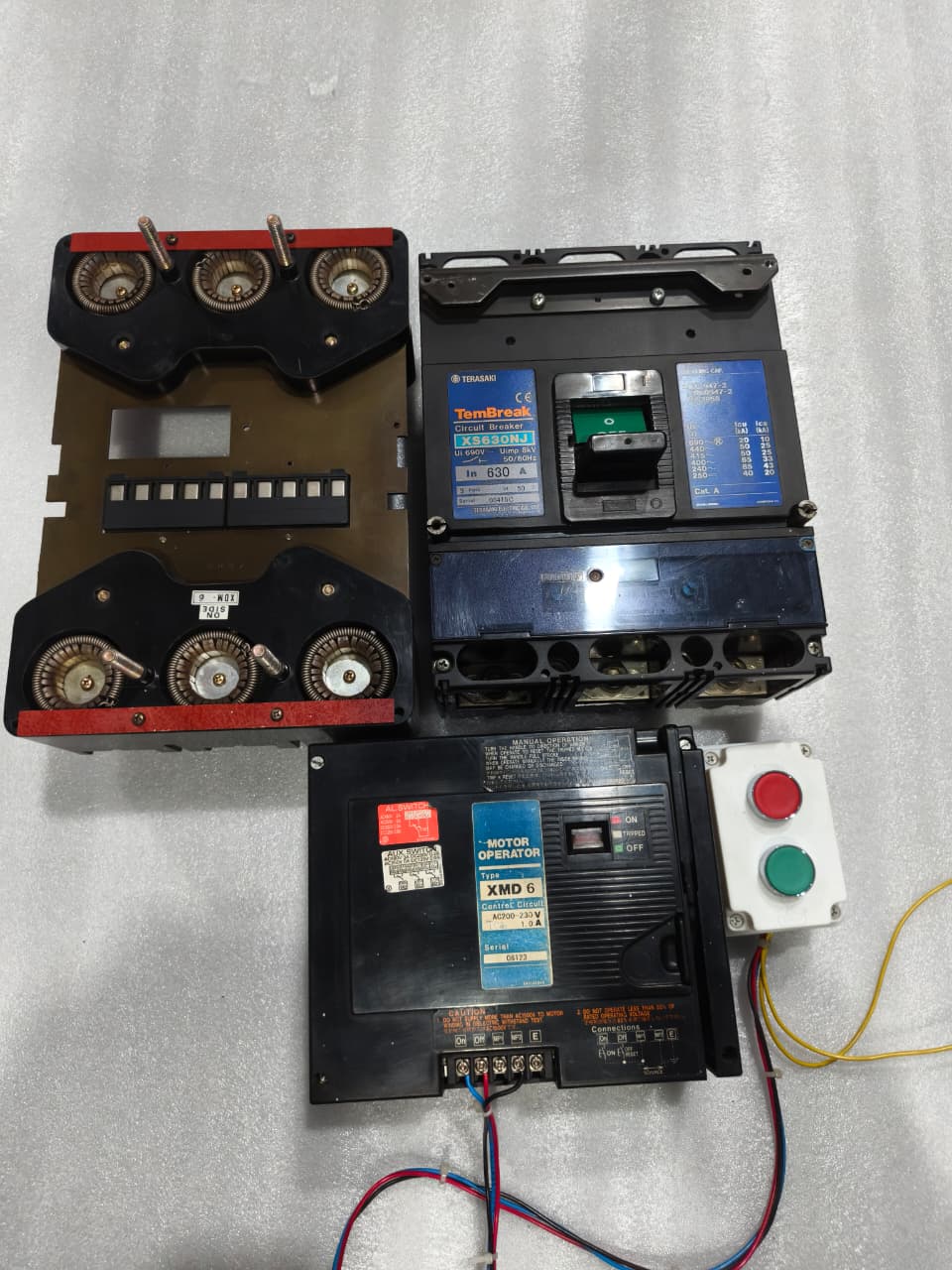 Terasaki Electric Co., Ltd. XS630NJ Circuit Breaker with XMD6 220V Motor Operator – Motorized MCCB Solution for Industrial Panels thumbnail 9