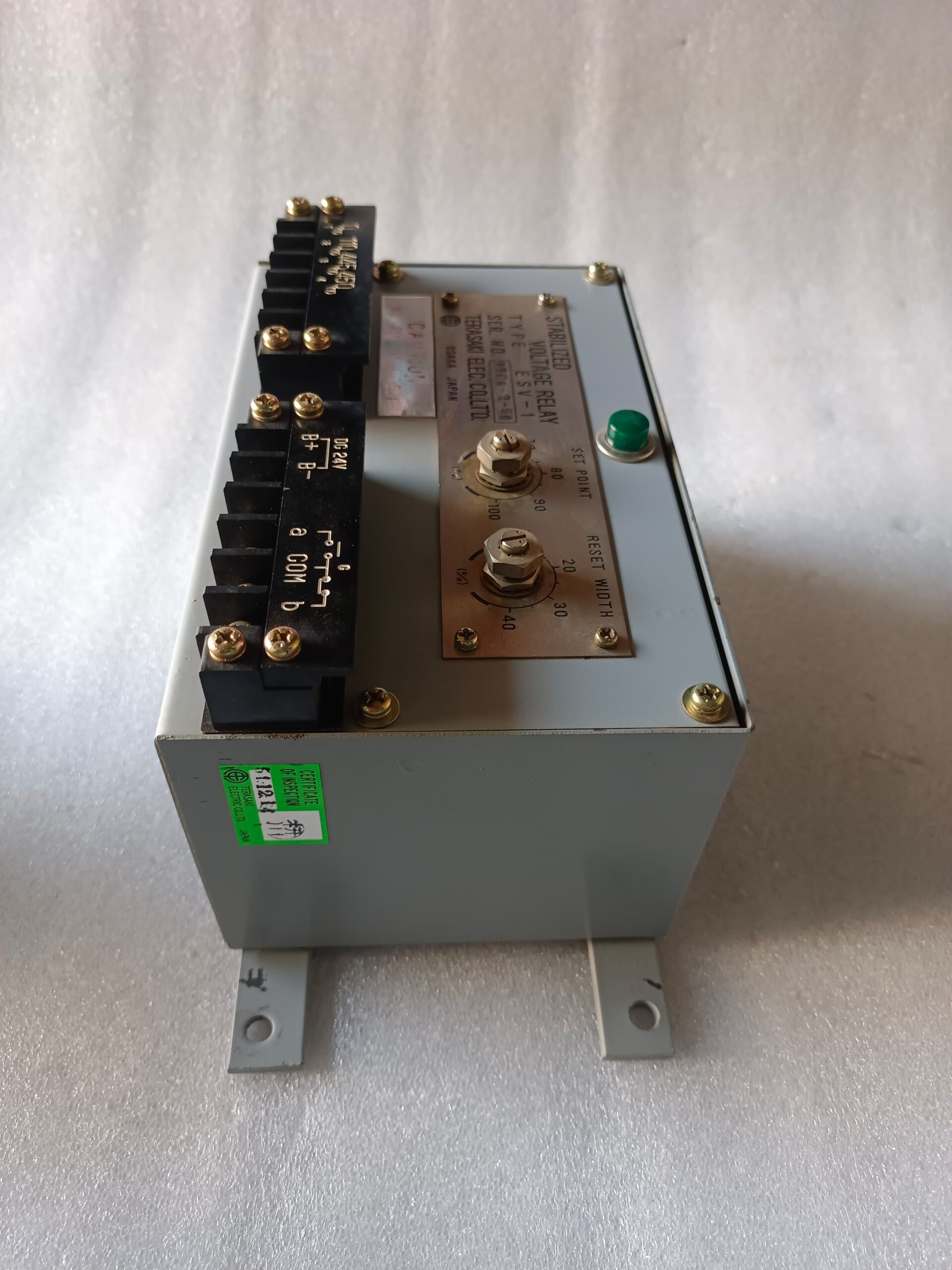 Terasaki ESV-1 Stabilized Voltage Relay – Advanced Electrical Voltage Monitoring And Protection Relay thumbnail 6