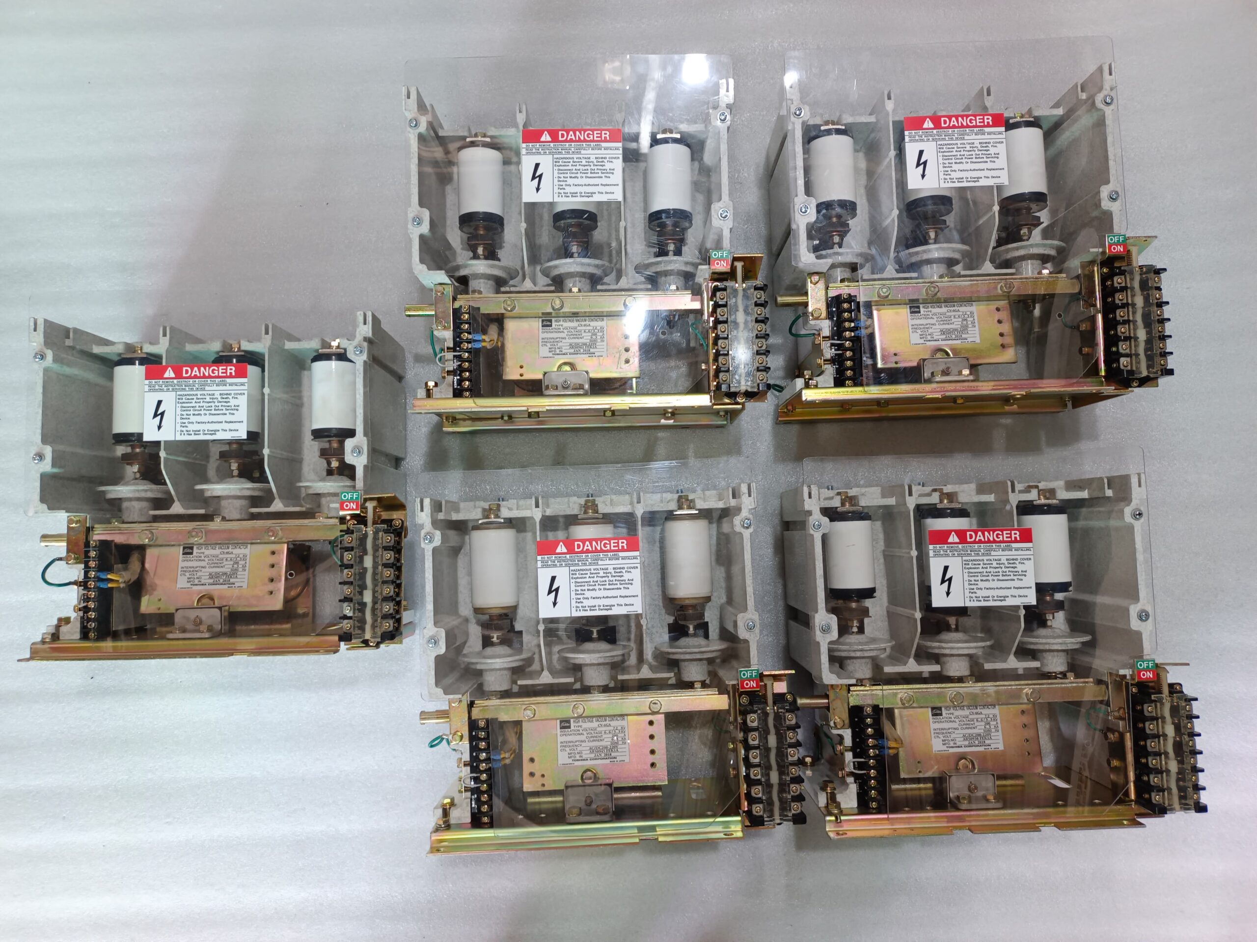Toshiba CV-6GA High Voltage Vacuum Contactor – 200A Medium Voltage Vacuum Contactor with 220V AC Operating Coil thumbnail 2