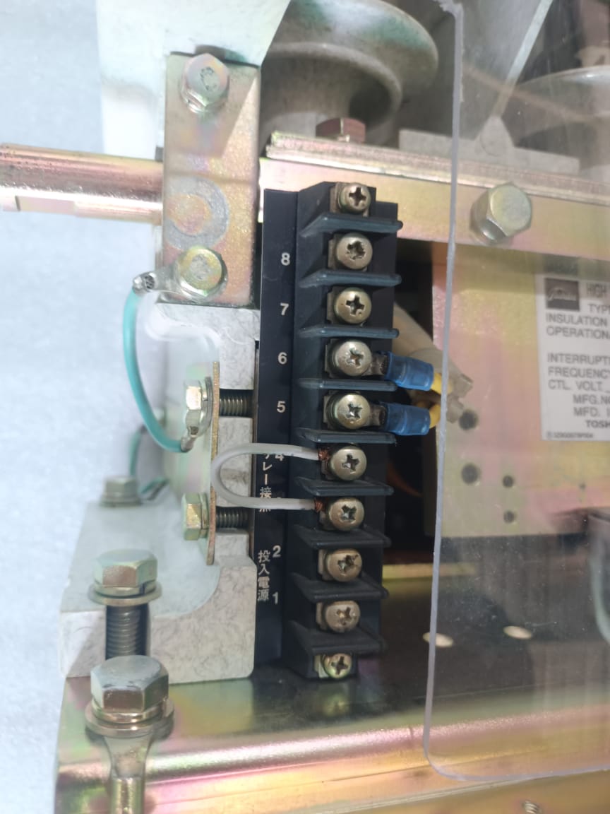 Toshiba CV-6HA Vacuum Contactor – 7.2kV 400A Medium Voltage Industrial Vacuum Switching Contactor thumbnail 5