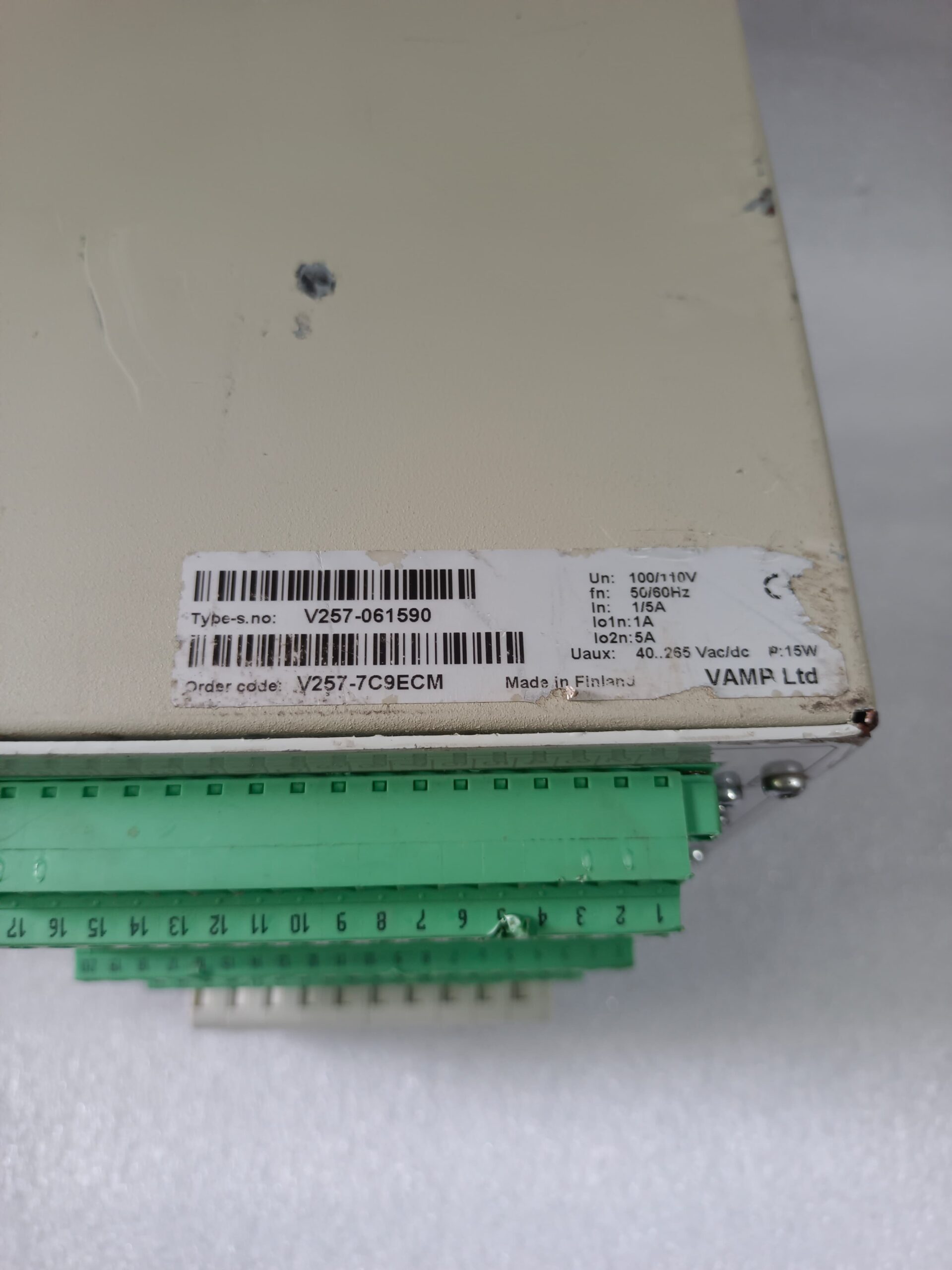 Schneider Electric VAMP 257 V257-061590 V257-7C9ECM Feeder Manager Protection Relay | Intelligent Feeder Protection Device thumbnail 7