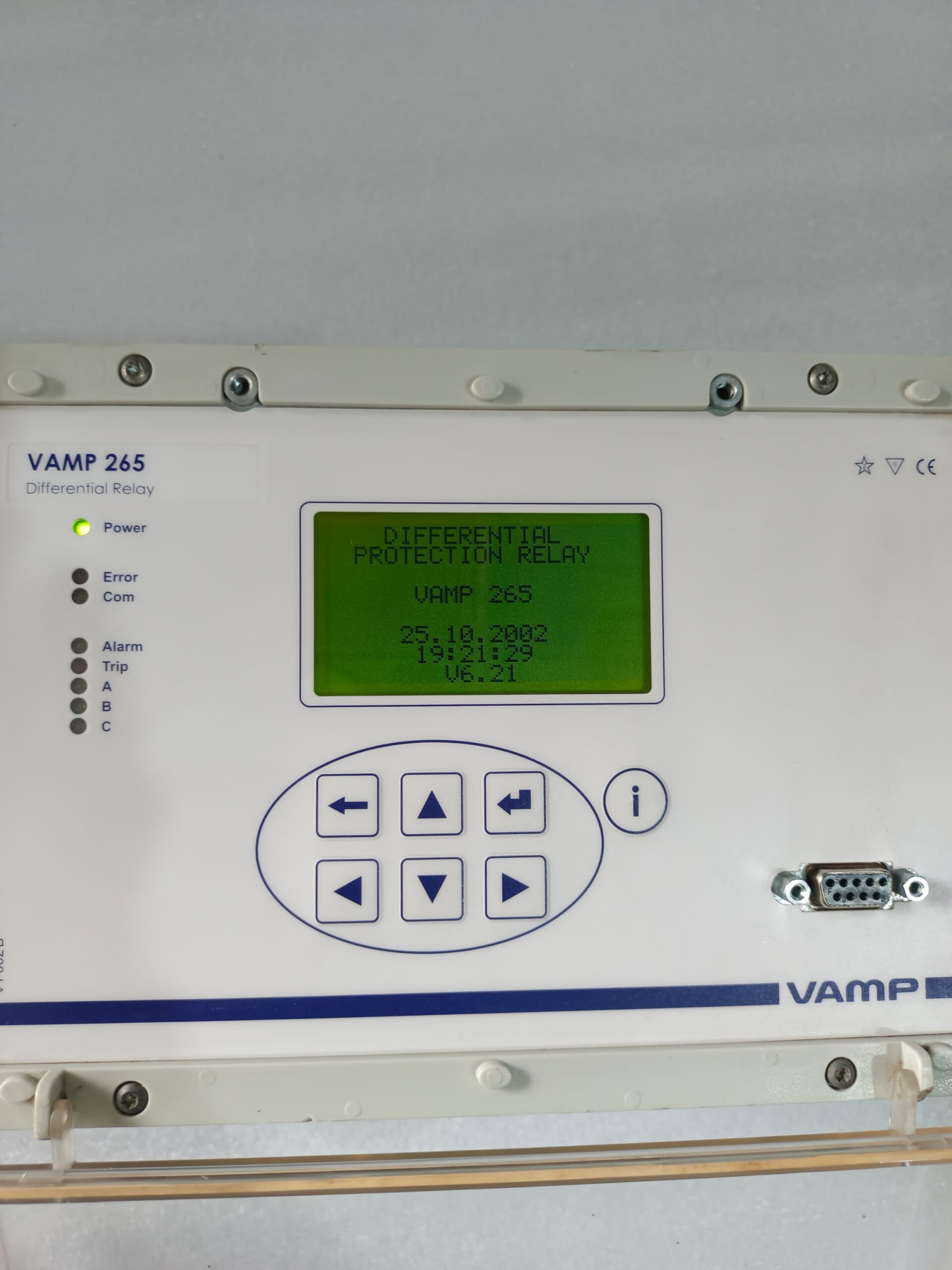 Schneider VAMP265 VAMP265-024625 Differential Relay – Advanced Digital Protection And Power System Monitoring Relay thumbnail 9