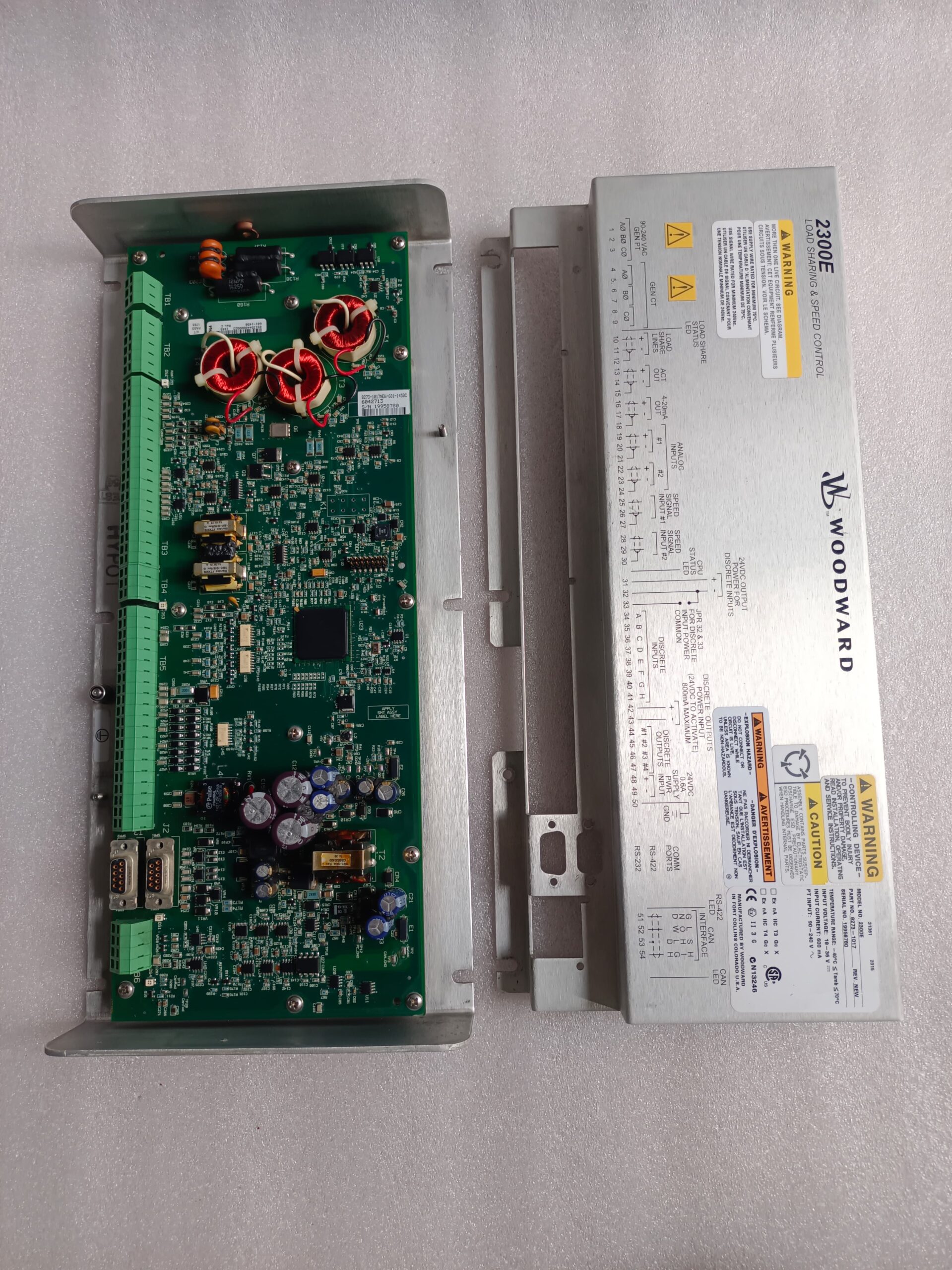 Woodward 2300E Load Sharing And Speed Control 8273-1017 Advanced Generator Governing And Engine Control System thumbnail 2