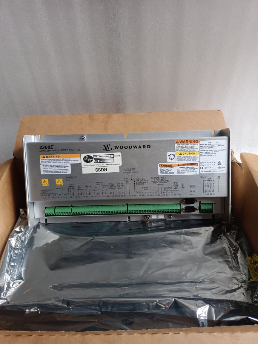 WOODWARD 2300E Load Sharing And Speed Control 8273-1017 Digital Engine Governor Generator Load Sharing Module thumbnail 13