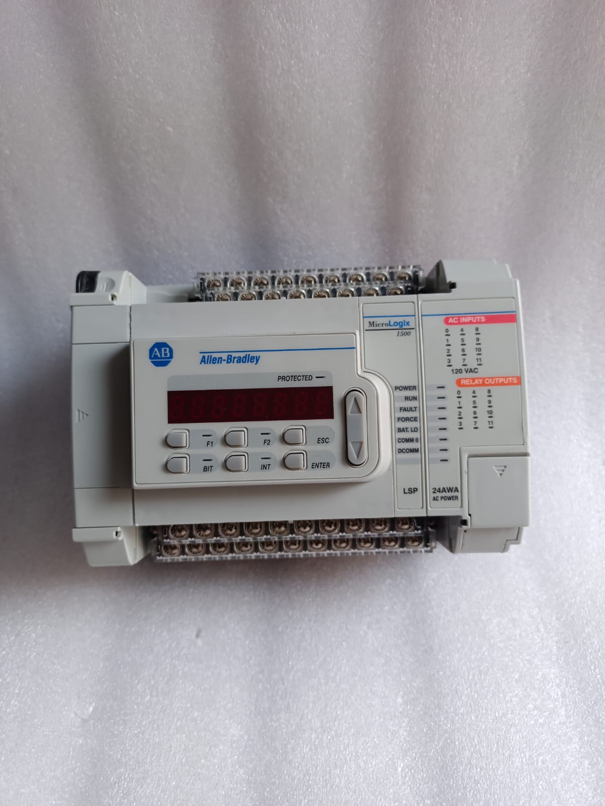 Allen-Bradley 1764-24AWA MicroLogix 1500 PLC Controller Module – Compact Industrial Automation CPU Unit thumbnail 4