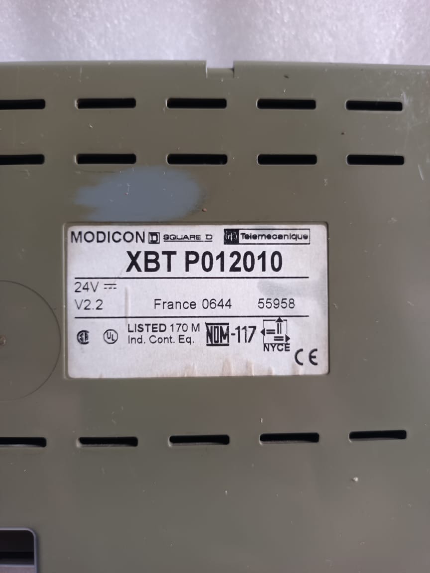 Telemecanique Magelis XBT-P012010 / XBTP012010 HMI Operator Panel, 3.8” Monochrome LCD, Keypad, Serial PLC Interface thumbnail 13