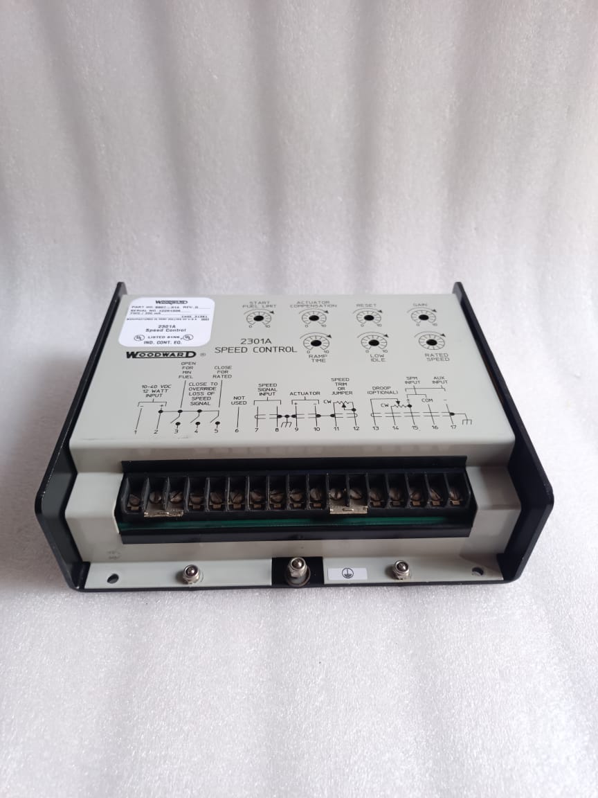 Woodward 2301 Speed Control 9907-014 – Digital Load Sharing And Engine Governing Control Module thumbnail 3