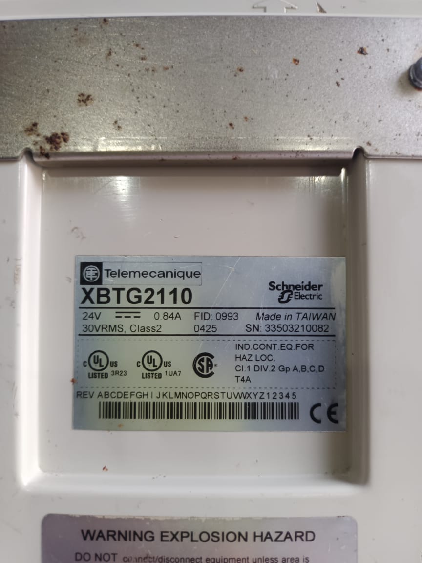 Telemecanique XBTG2110 Magelis HMI | 3.8 Touchscreen Industrial Operator Interface Panel thumbnail 4
