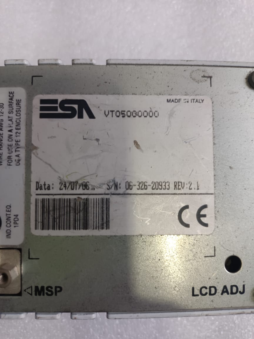 ESA VT05000000 High-Performance Industrial Component | Durable Precision Engineered ESA Part thumbnail 4
