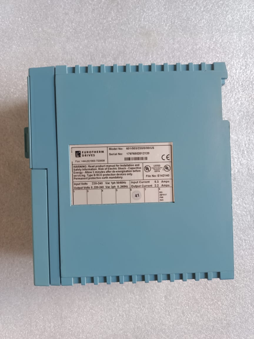 EUROTHERM 601/003/230/0/00US AC Drive – High Performance Variable Frequency Drive for Industrial Motor Control Applications thumbnail 3