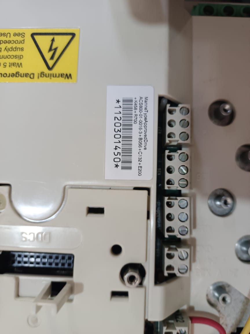 ABB ACS800-01-0016-3+B056+C132+E200+K458+R700 15HP AC Drive – Industrial Variable Frequency Drive (VFD) for High-Performance Motor Control thumbnail 7